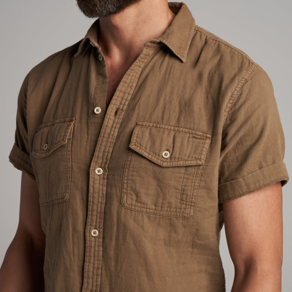 Leeds Cotton Gauze Short Sleeve Shirt
