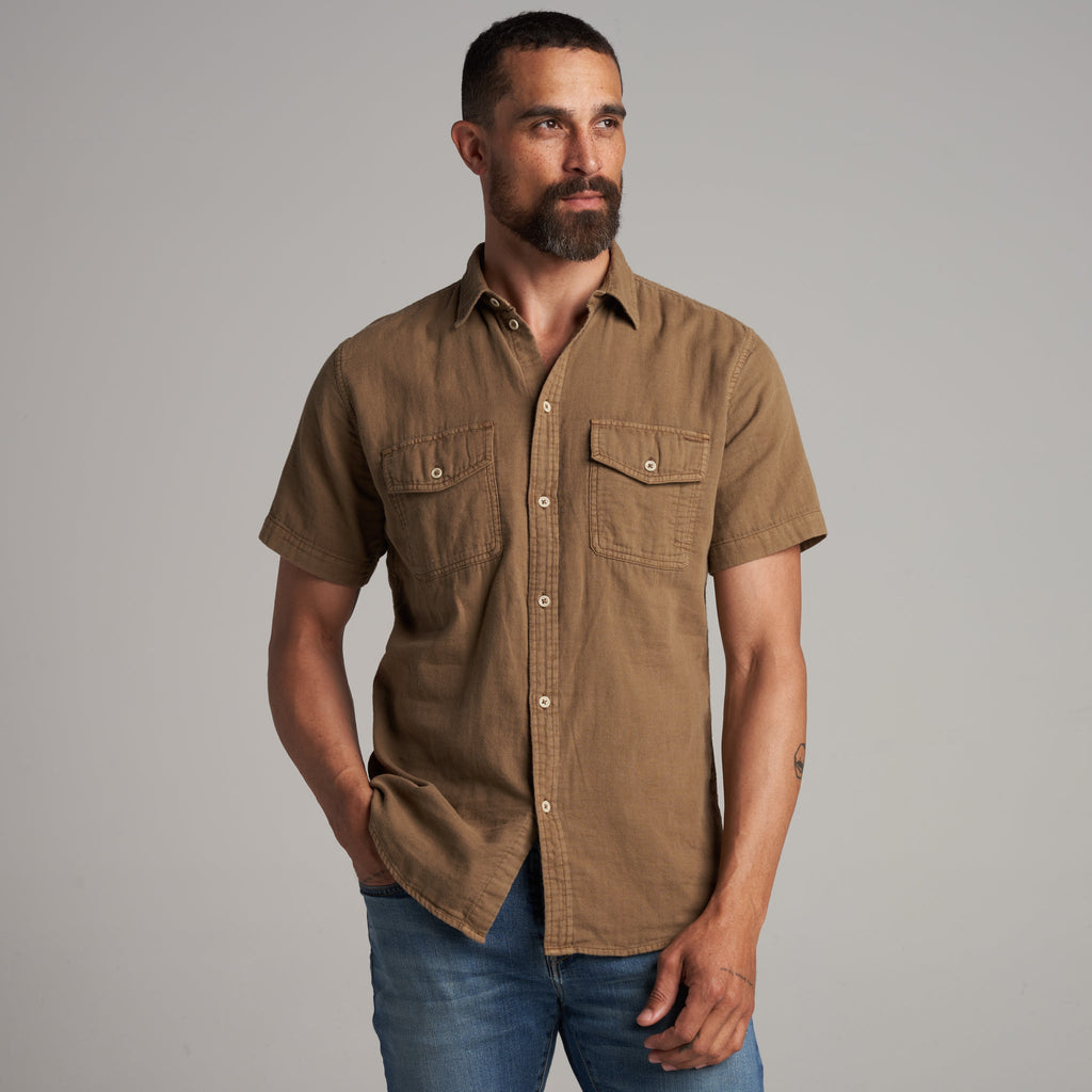 Leeds Cotton Gauze Short Sleeve Shirt