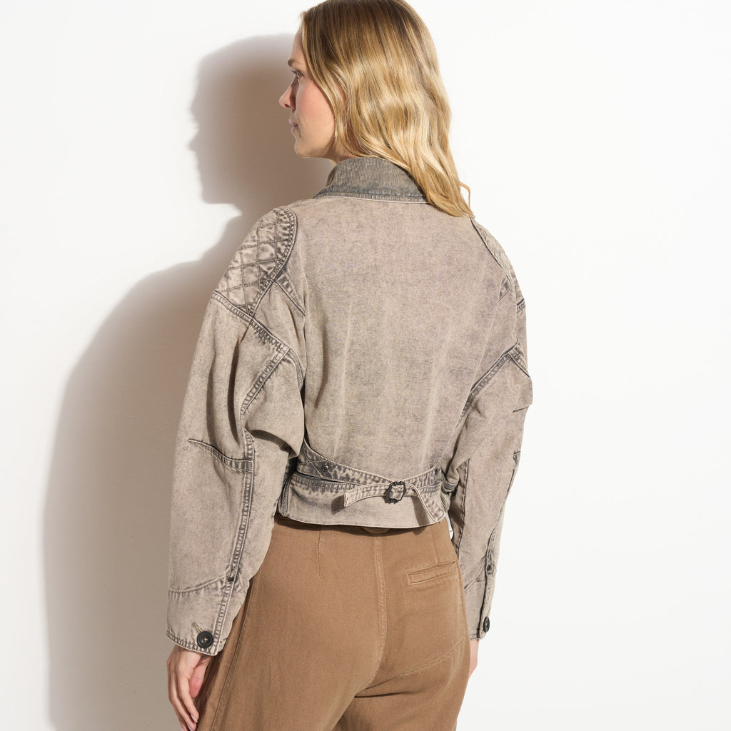 Lewis Canvas Barn Bomber