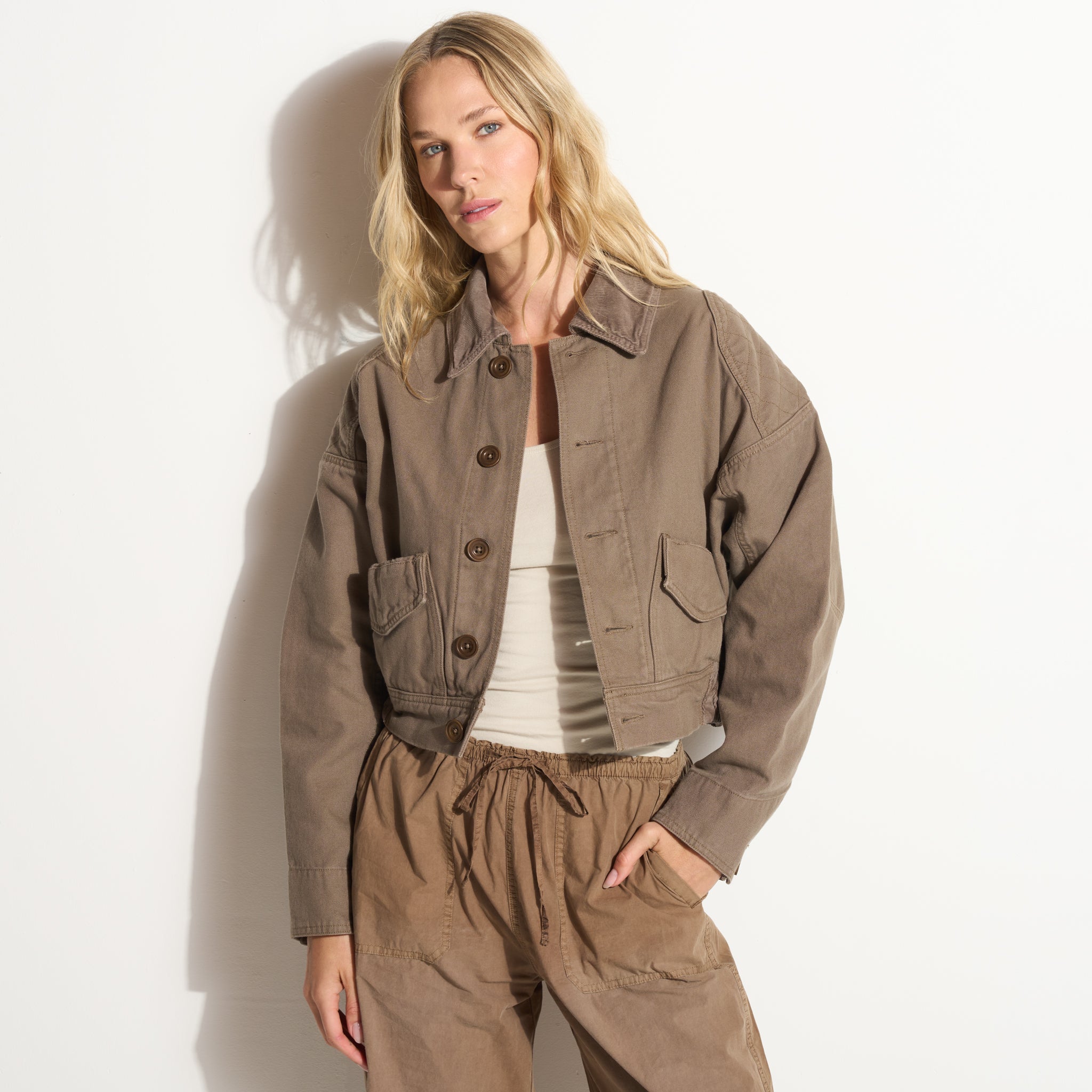 Lewis Canvas Barn Bomber