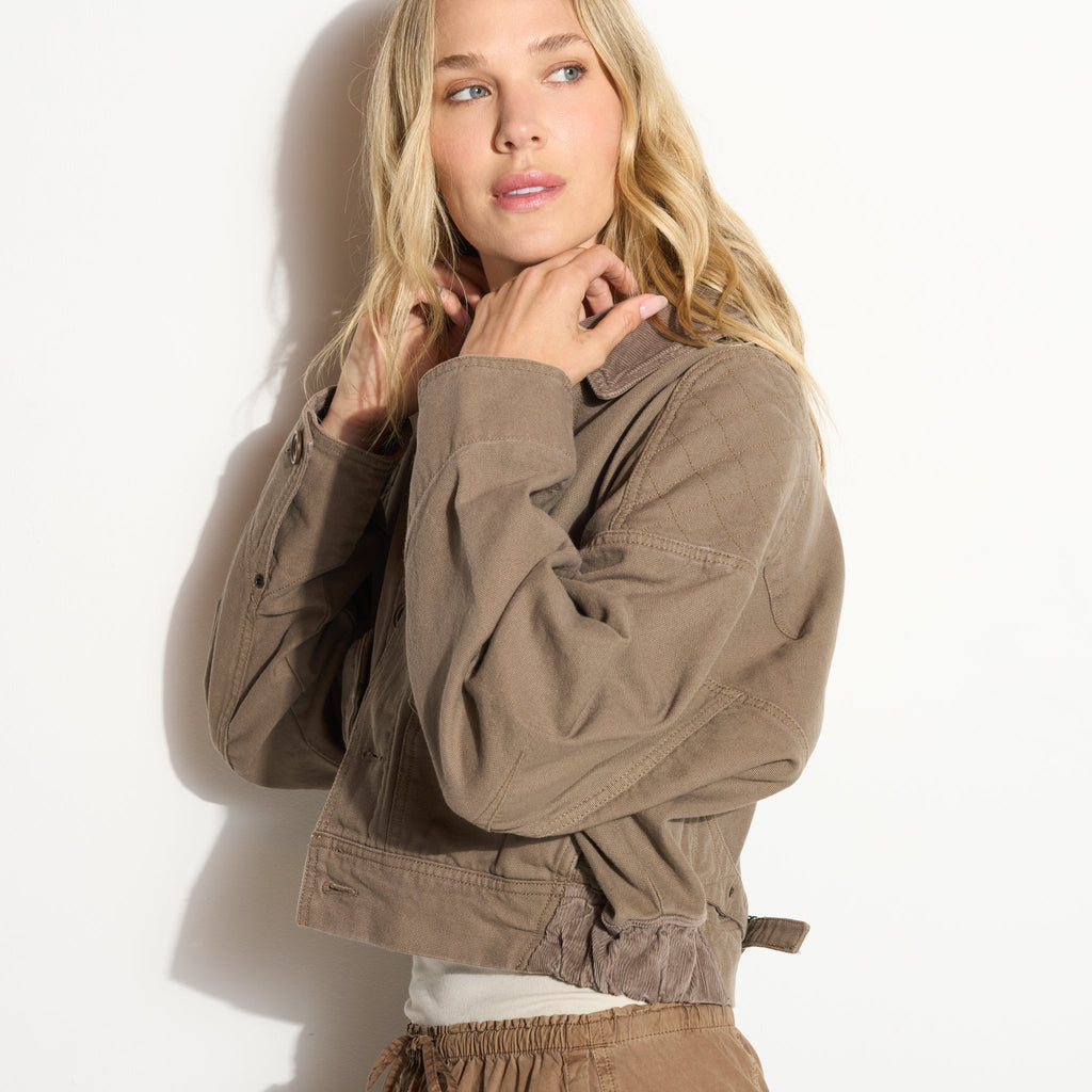 Lewis Canvas Barn Bomber