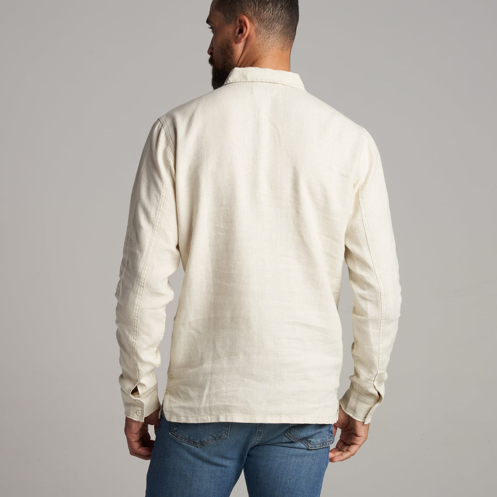 Lyons Long Sleeve Linen Shirt