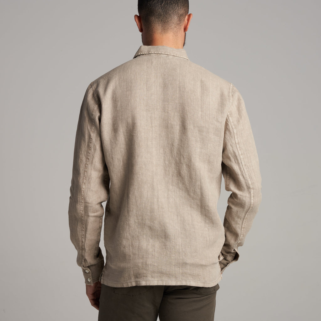Lyons Long Sleeve Linen Shirt