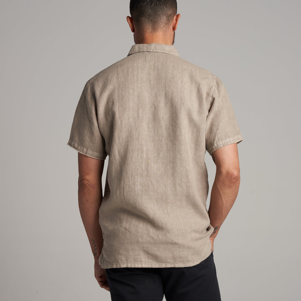 Lyons Short Sleeve Linen Shirt