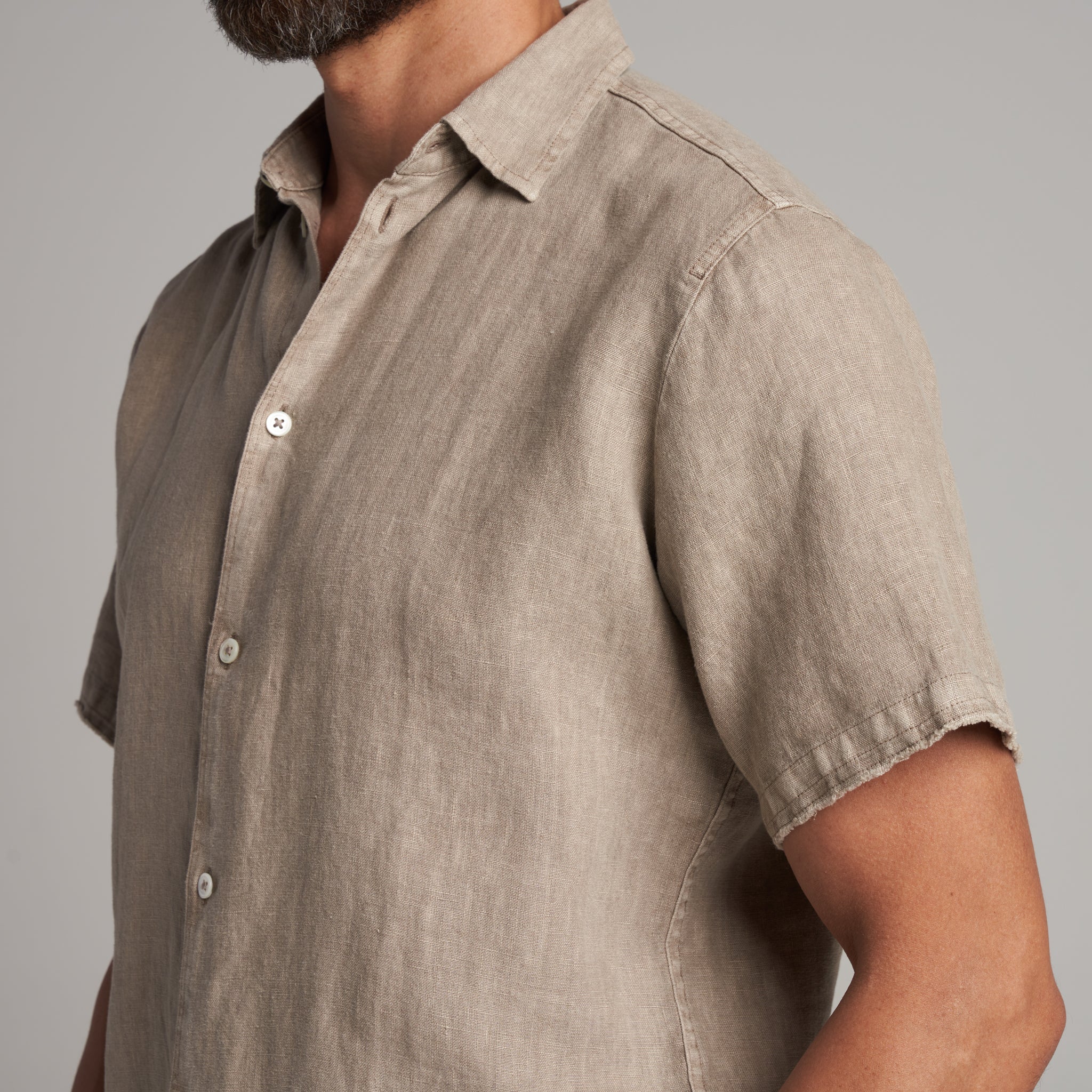 Lyons Short Sleeve Linen Shirt