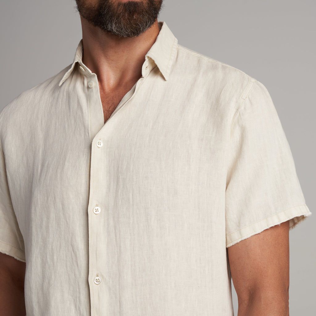 Lyons Short Sleeve Linen Shirt