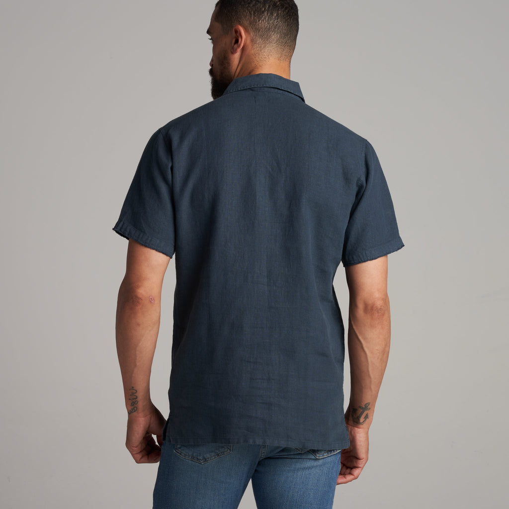 Lyons Short Sleeve Linen Shirt