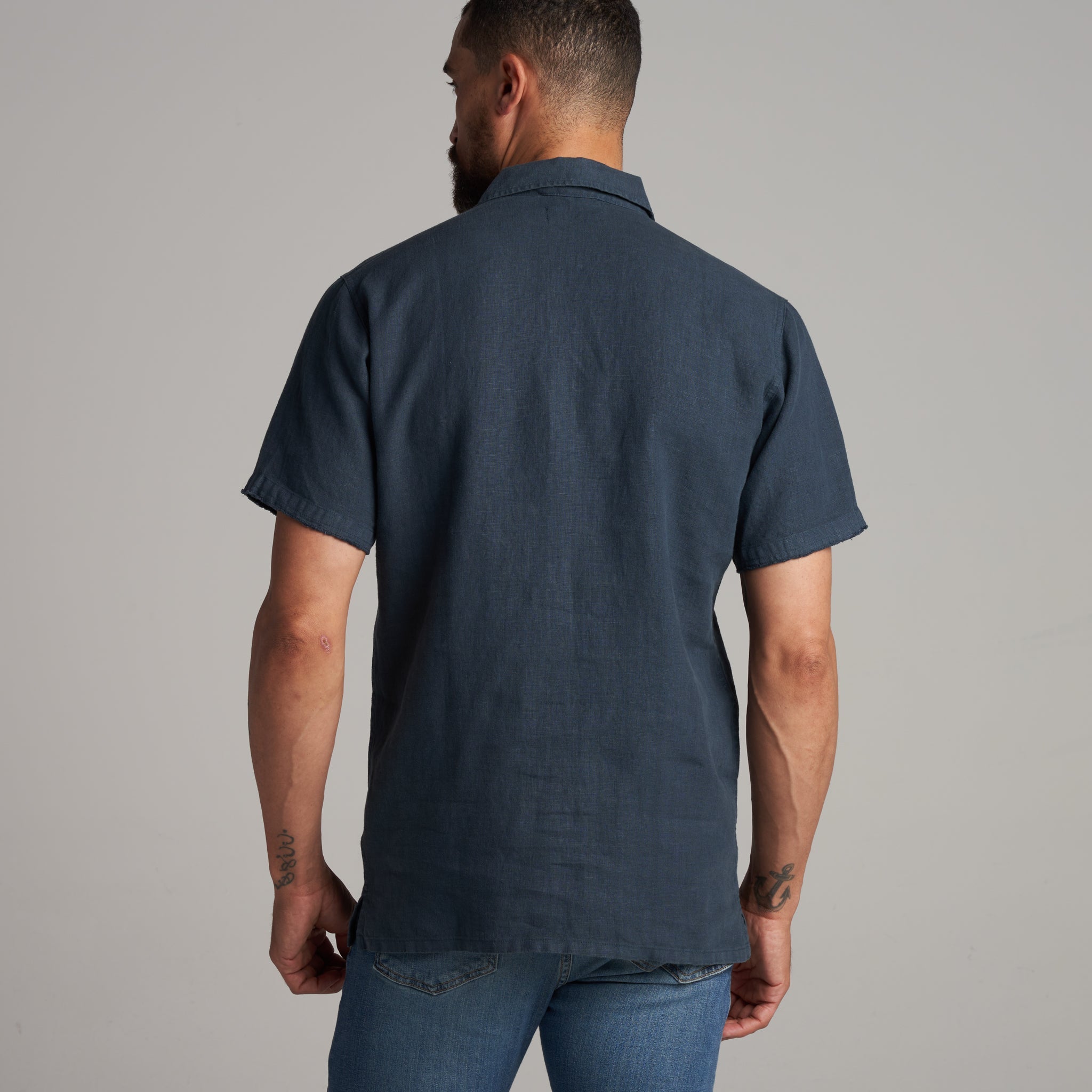 Lyons Short Sleeve Linen Shirt