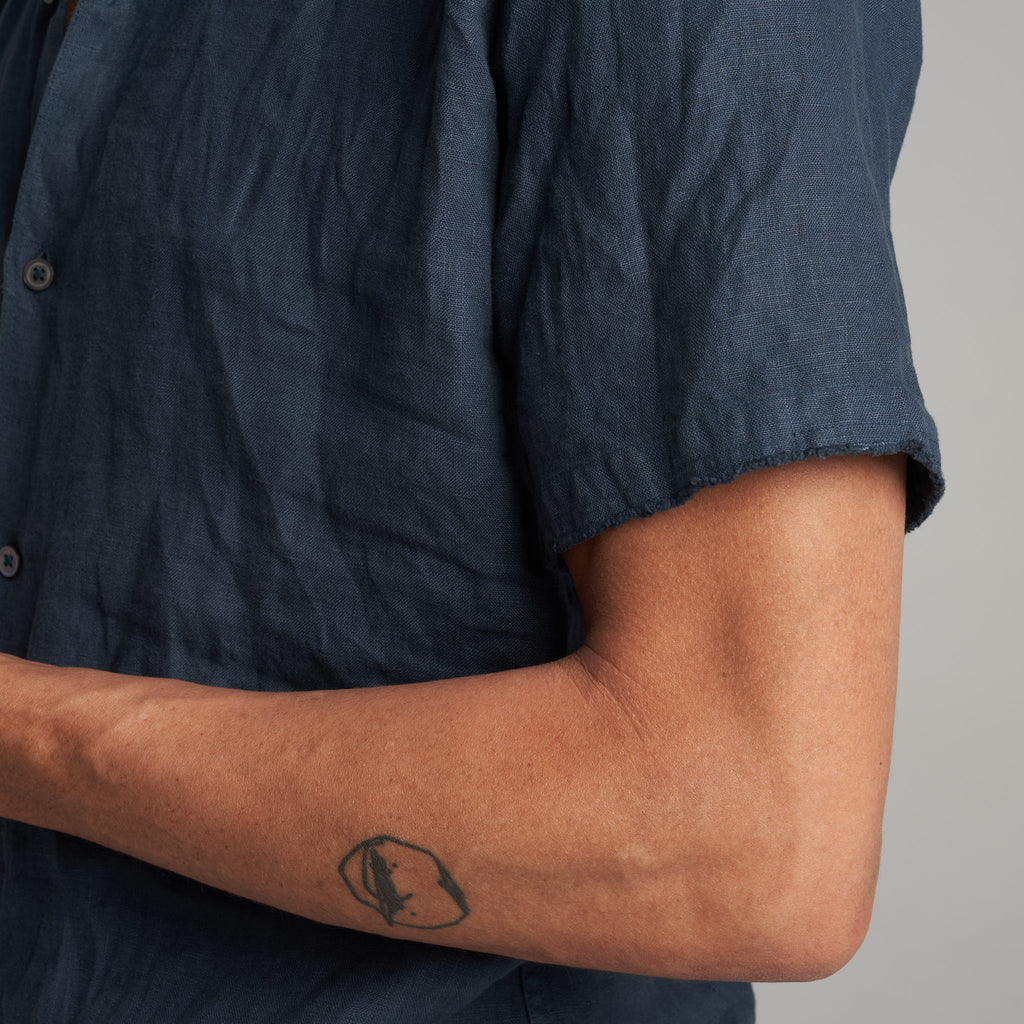 Lyons Short Sleeve Linen Shirt