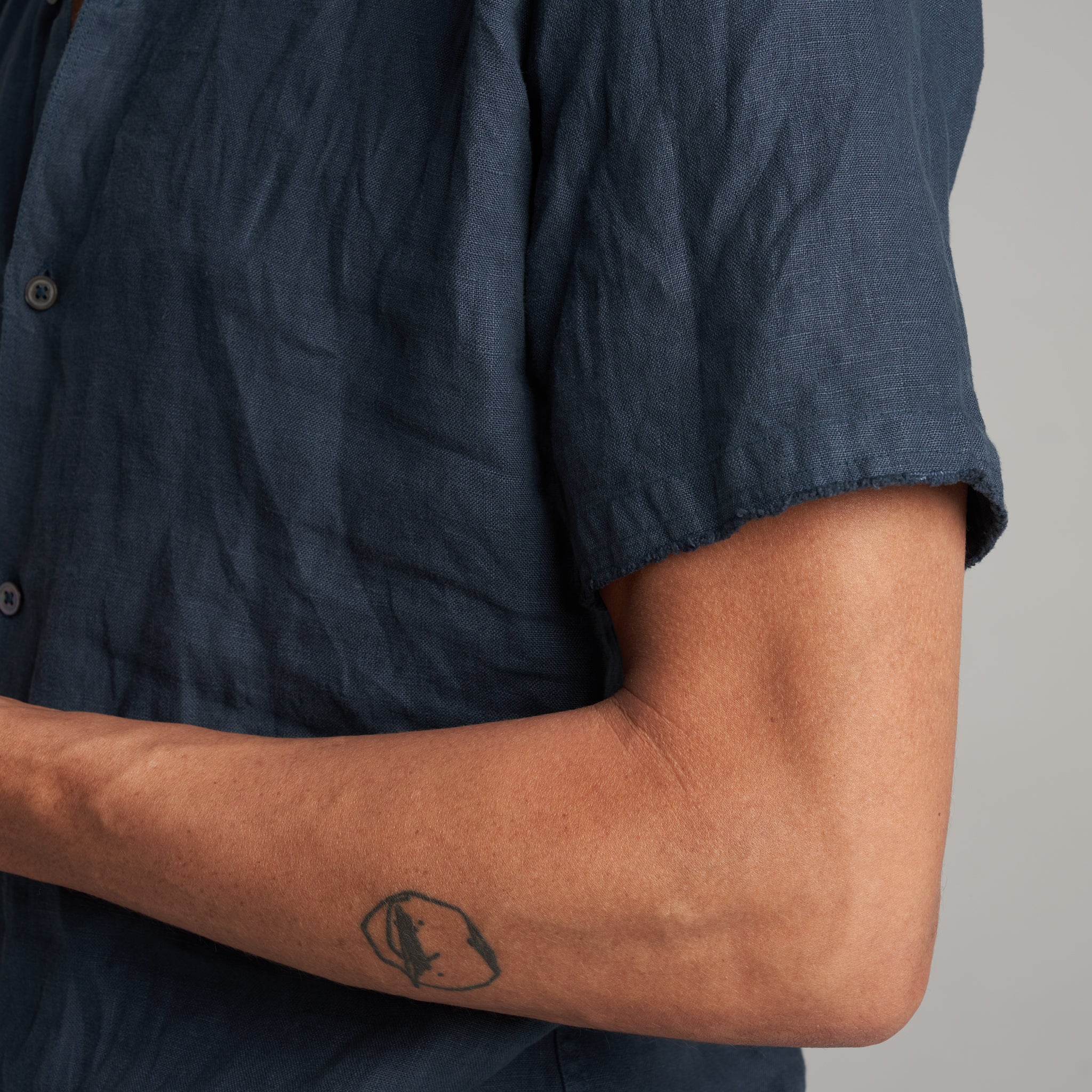 Lyons Short Sleeve Linen Shirt