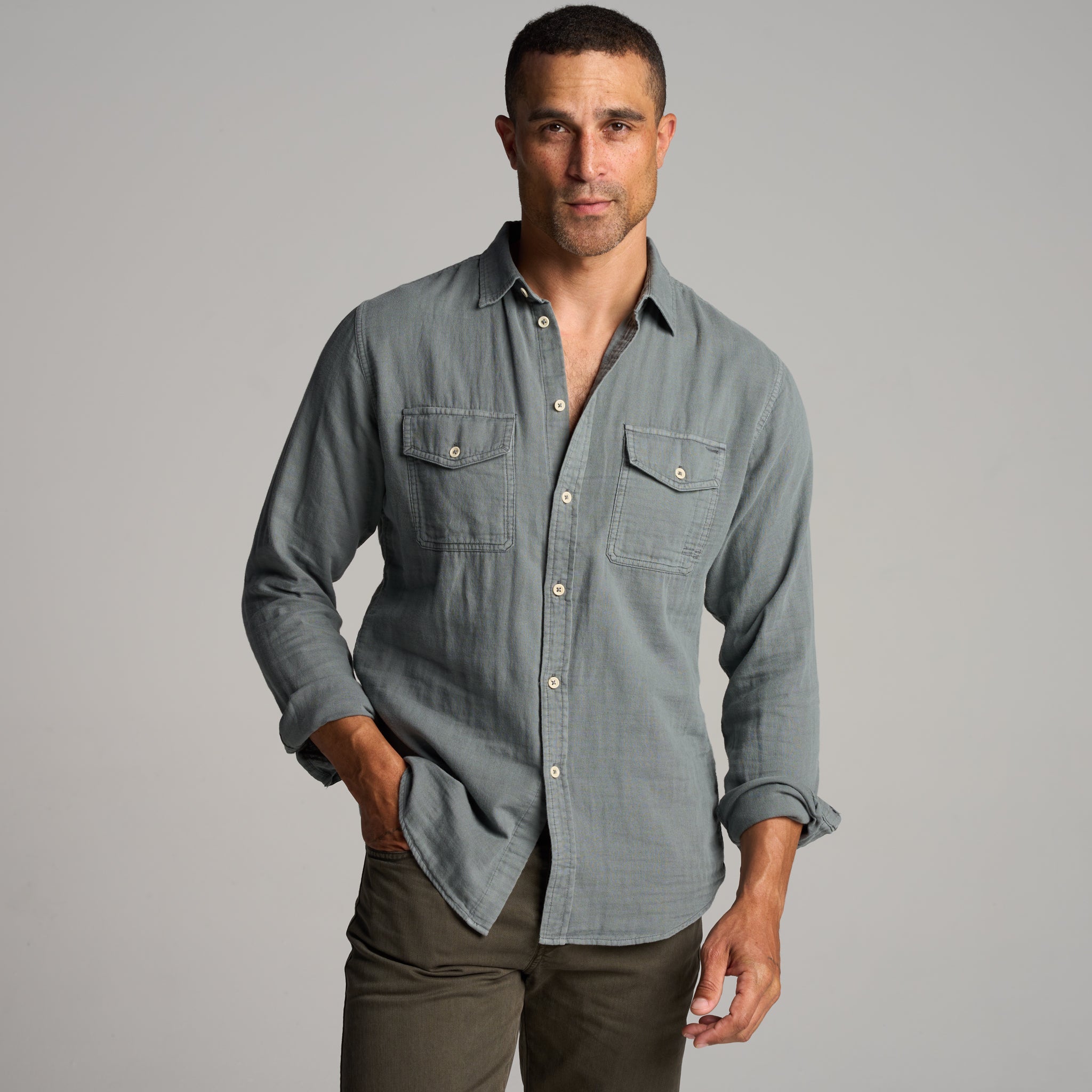 Leeds Double Layer Cotton Gauze Shirt