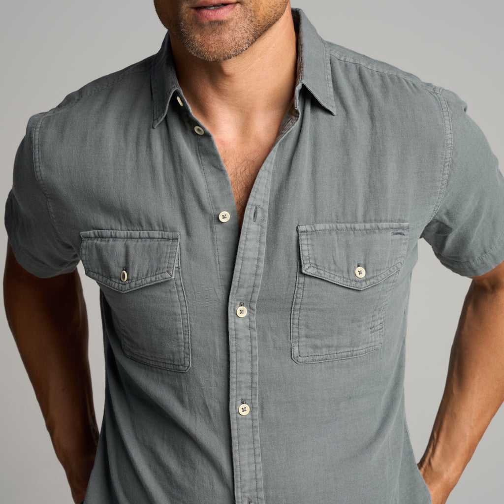 Leeds Cotton Gauze Short Sleeve Shirt