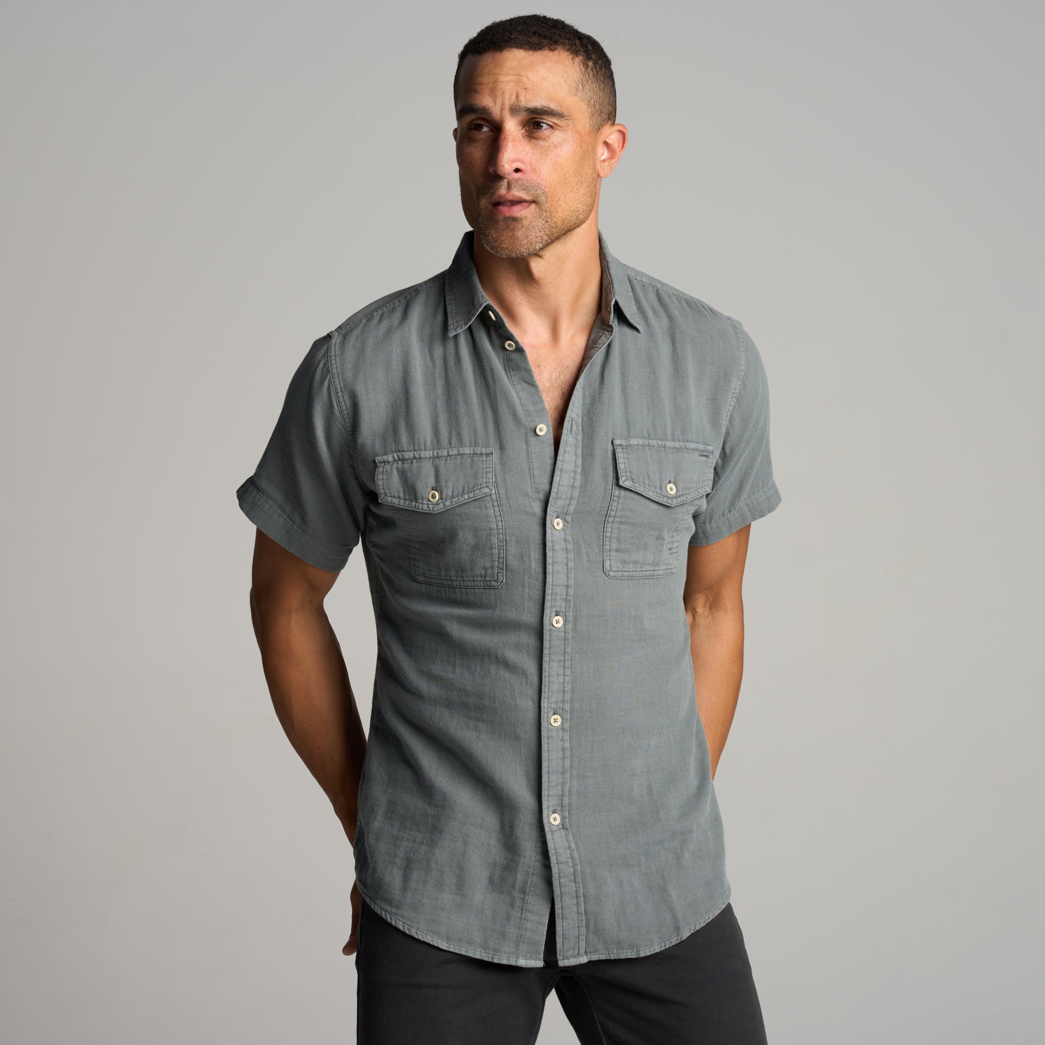 Leeds Cotton Gauze Short Sleeve Shirt