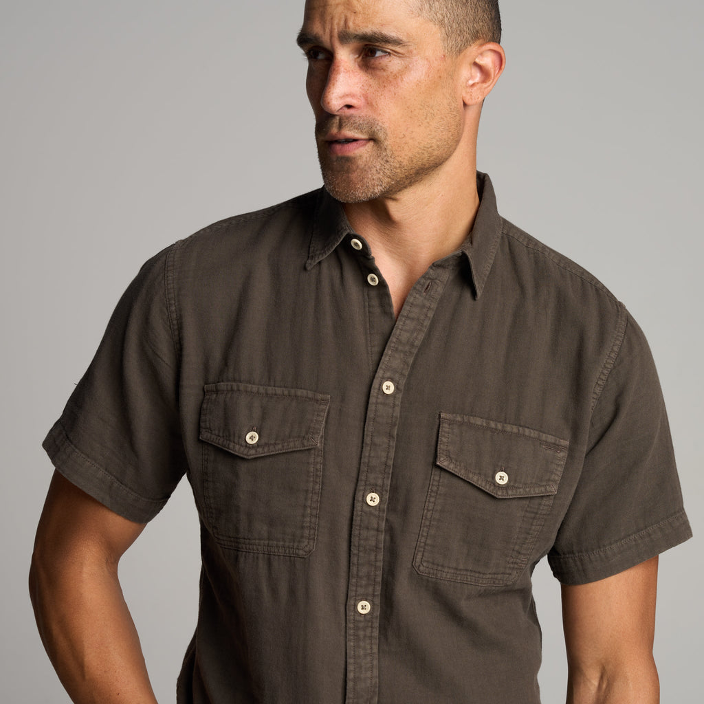 Leeds Cotton Gauze Short Sleeve Shirt