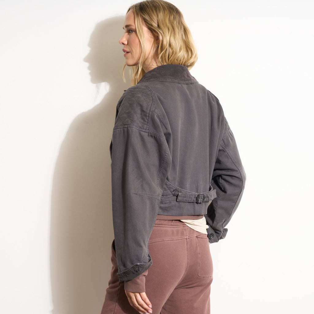 Lewis Canvas Barn Bomber