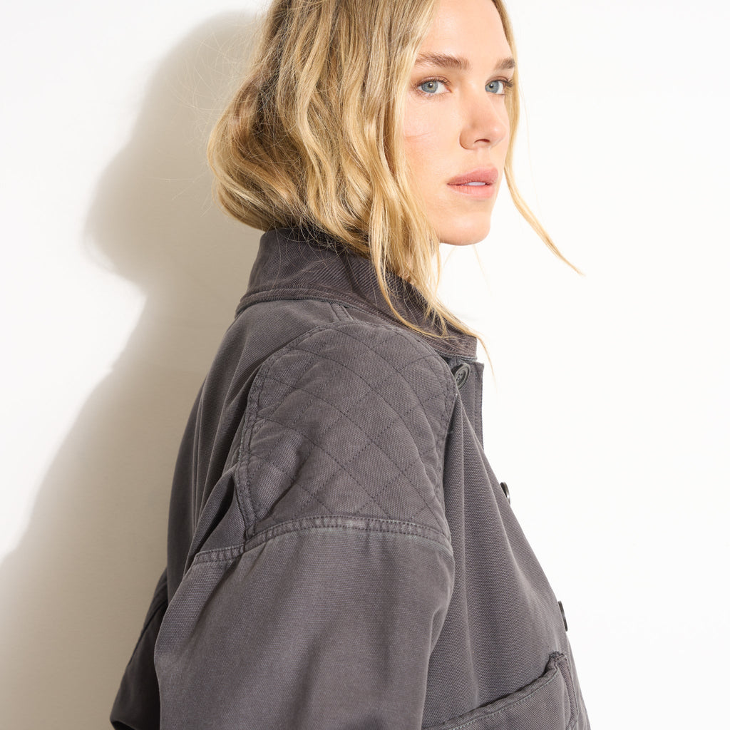 Lewis Canvas Barn Bomber
