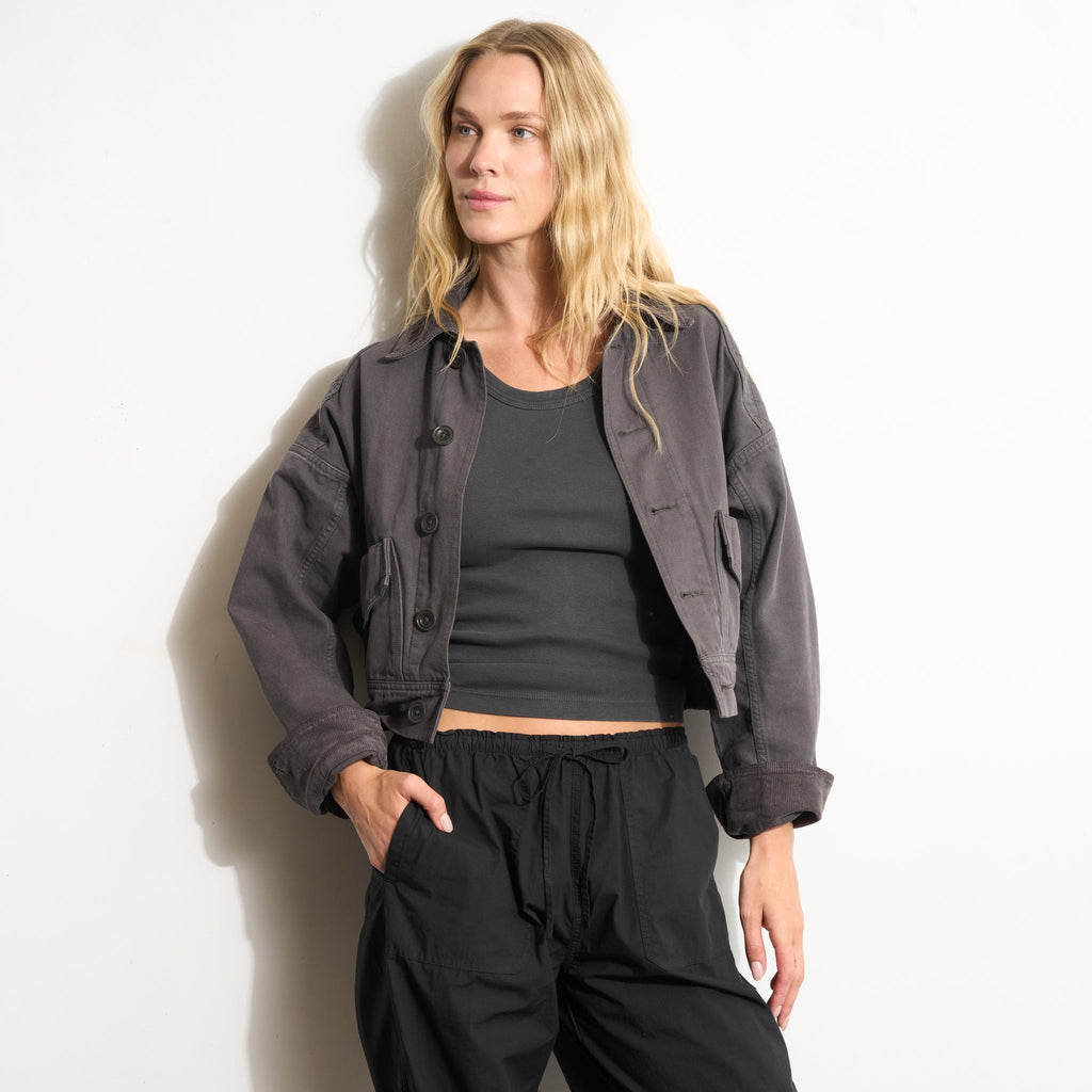 Lewis Canvas Barn Bomber