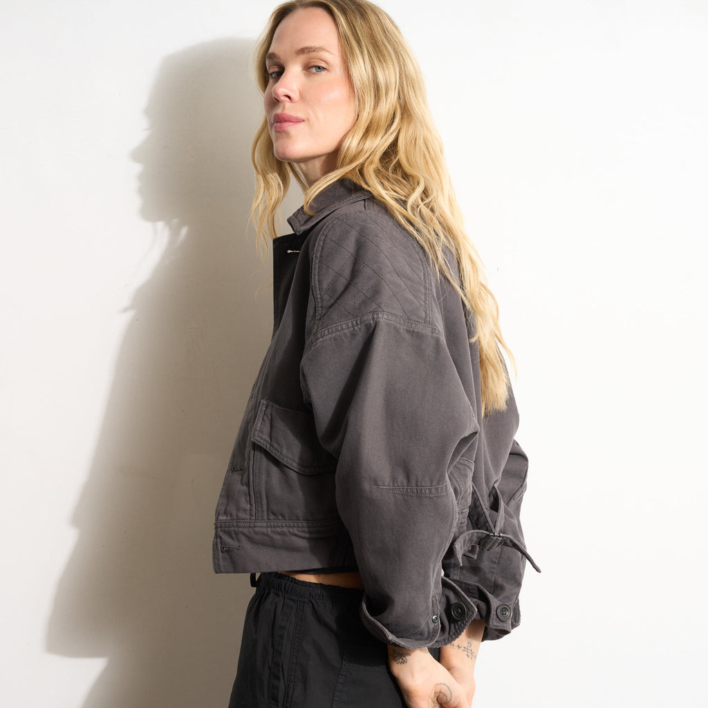 Lewis Canvas Barn Bomber