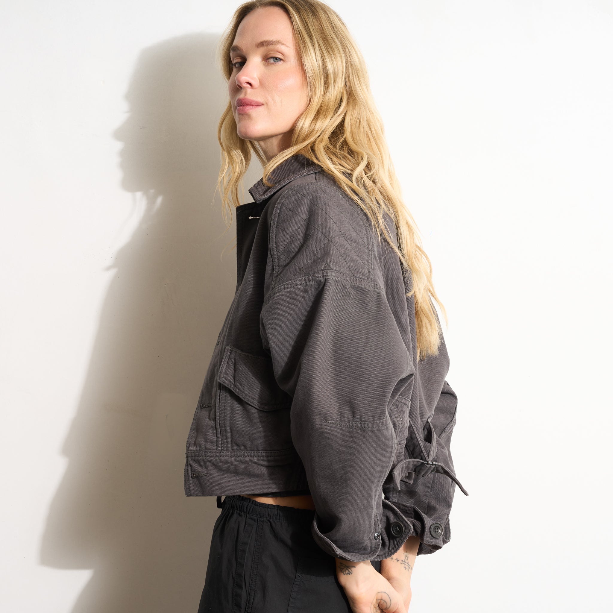 Lewis Canvas Barn Bomber