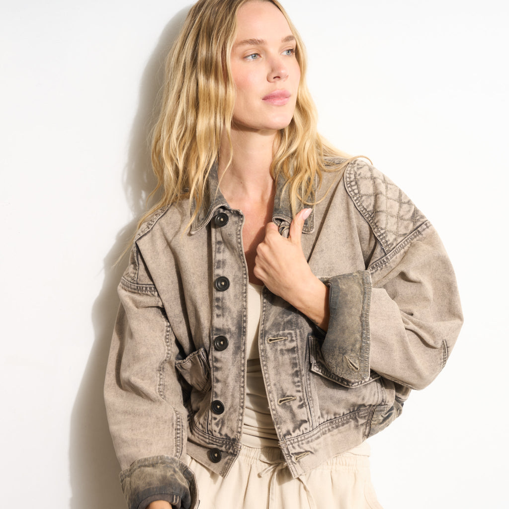 Lewis Canvas Barn Bomber