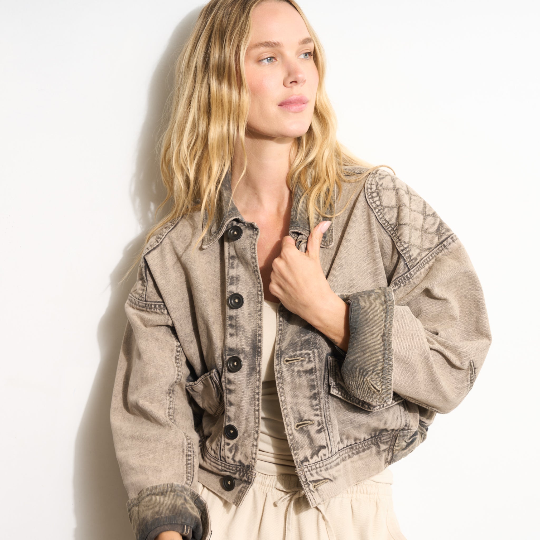 Lewis Canvas Barn Bomber
