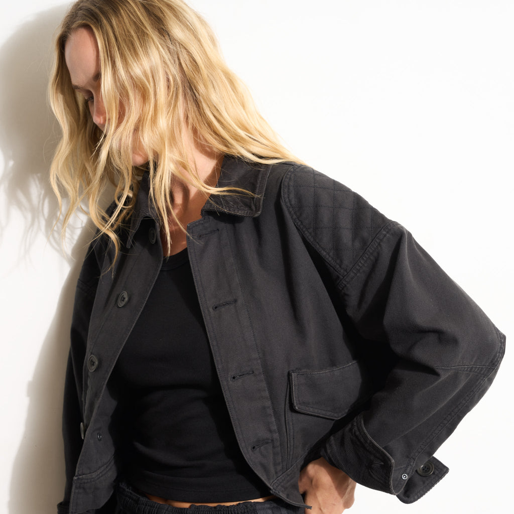 Lewis Canvas Barn Bomber