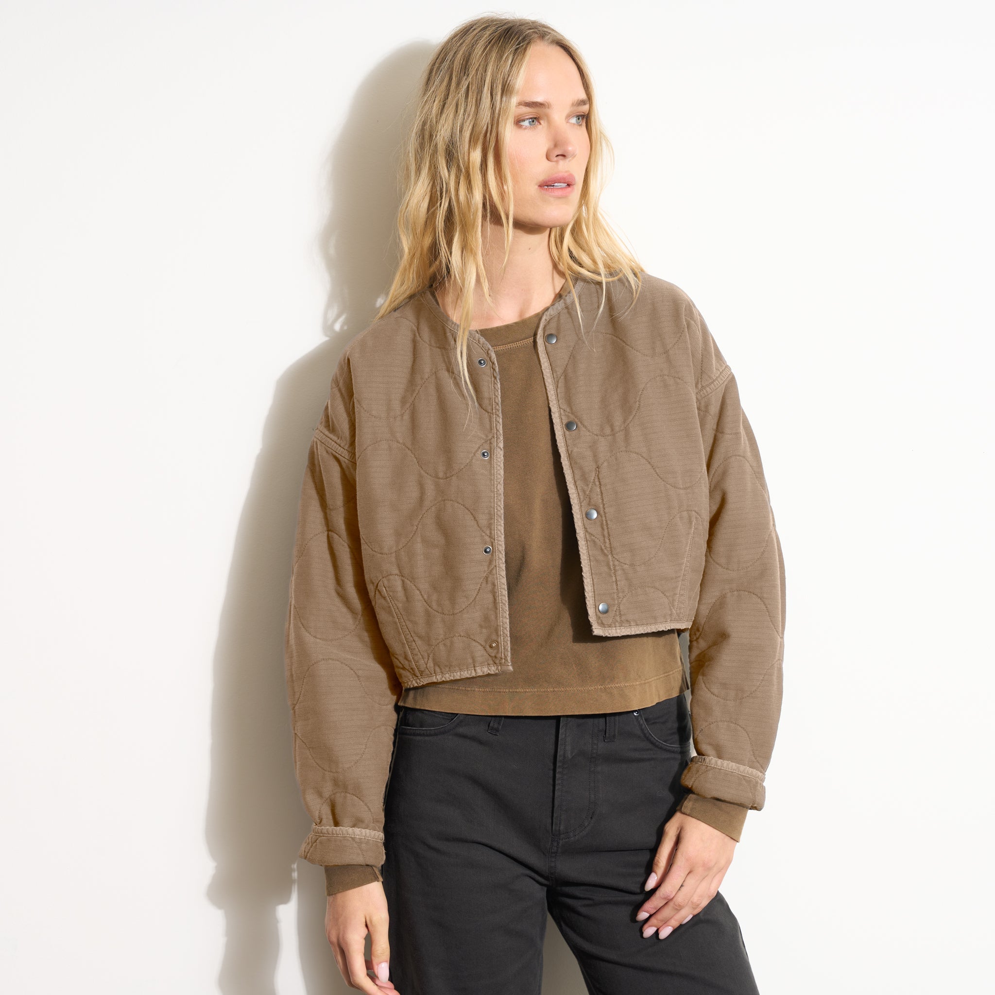 Lewis Quilted Bomber Liner