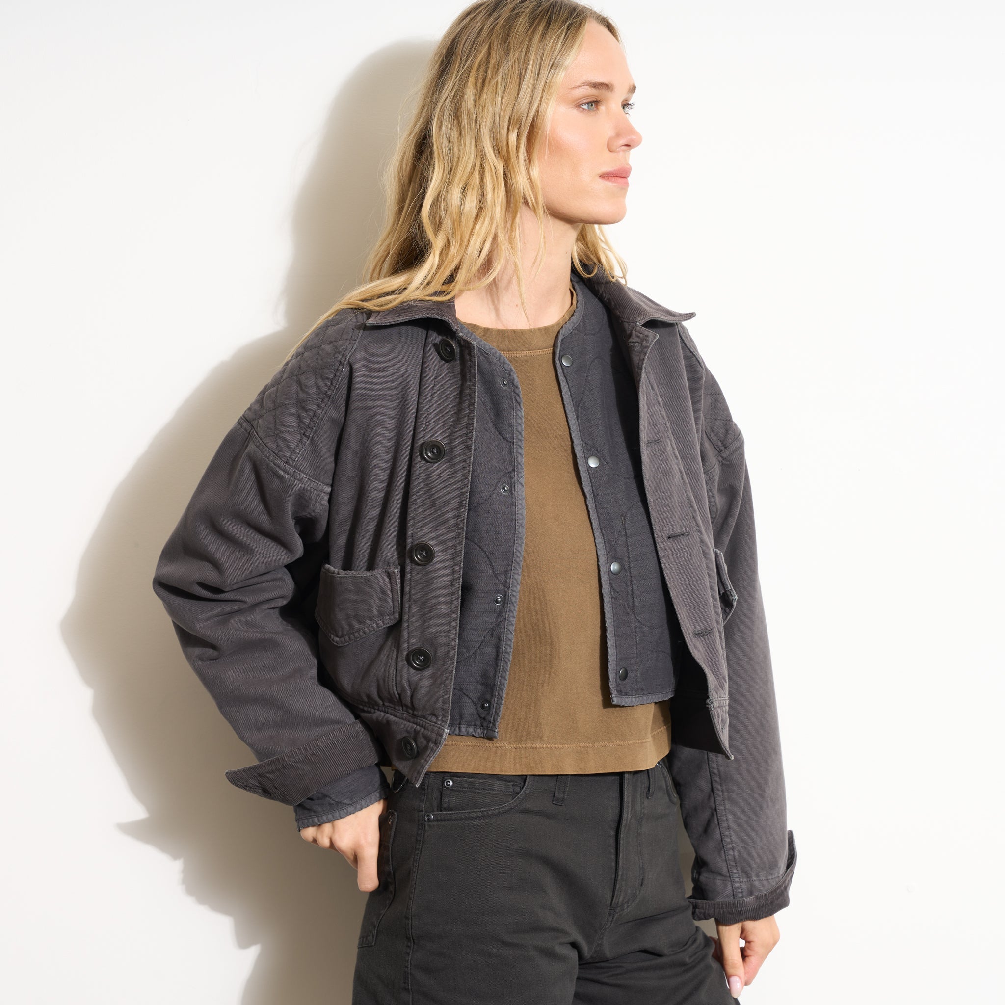 Lewis Canvas Barn Bomber