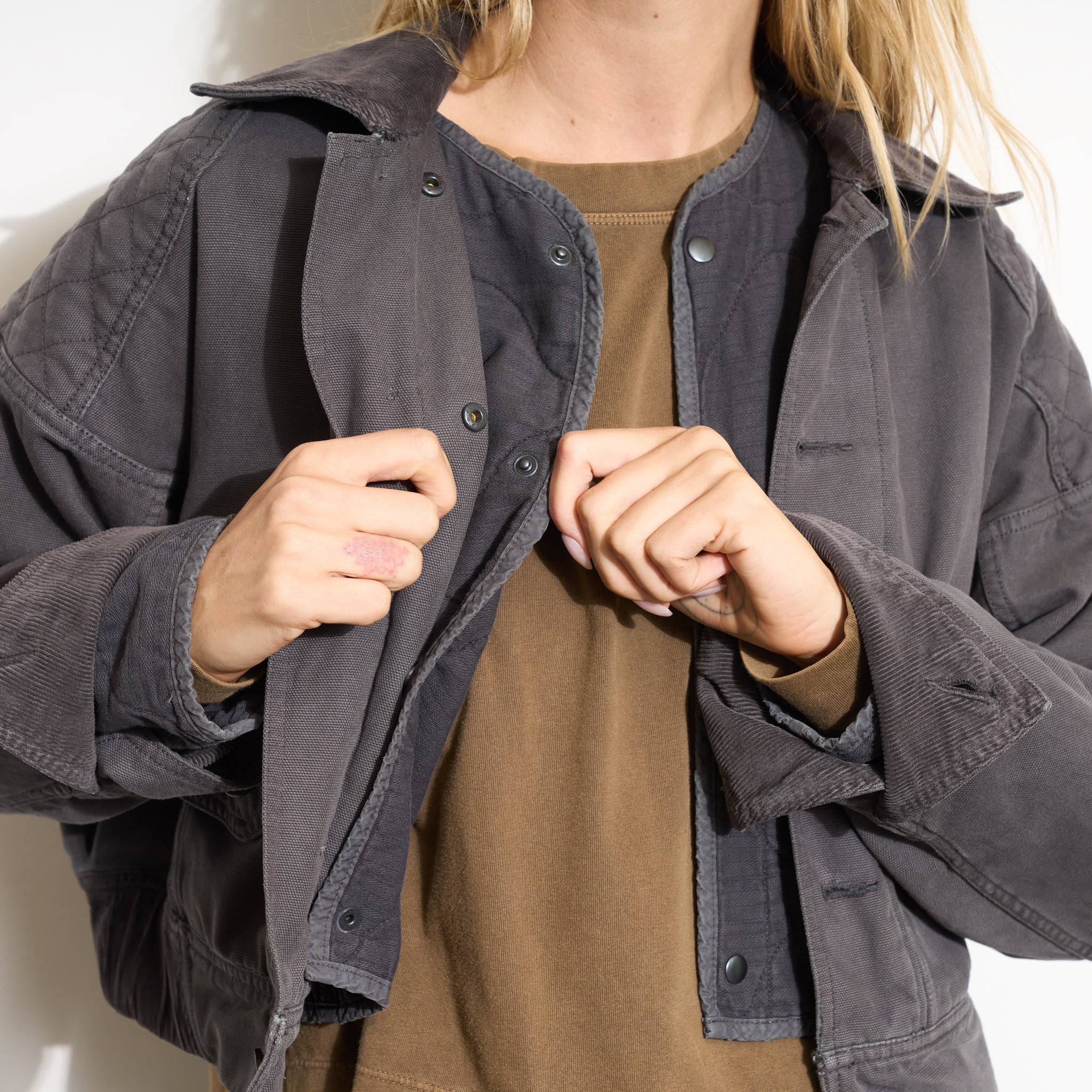 Lewis Quilted Bomber Liner
