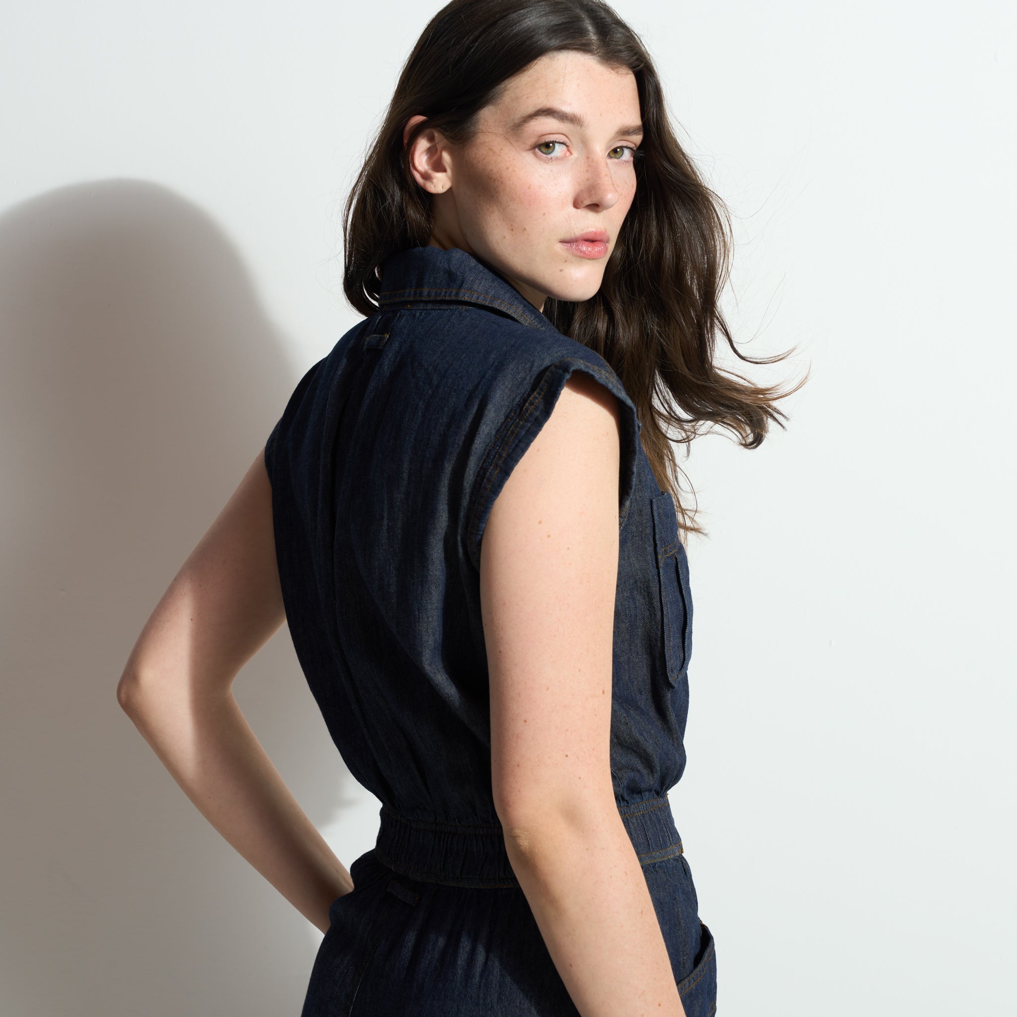 Lincoln Japanese Fluid Denim Jumpsuit