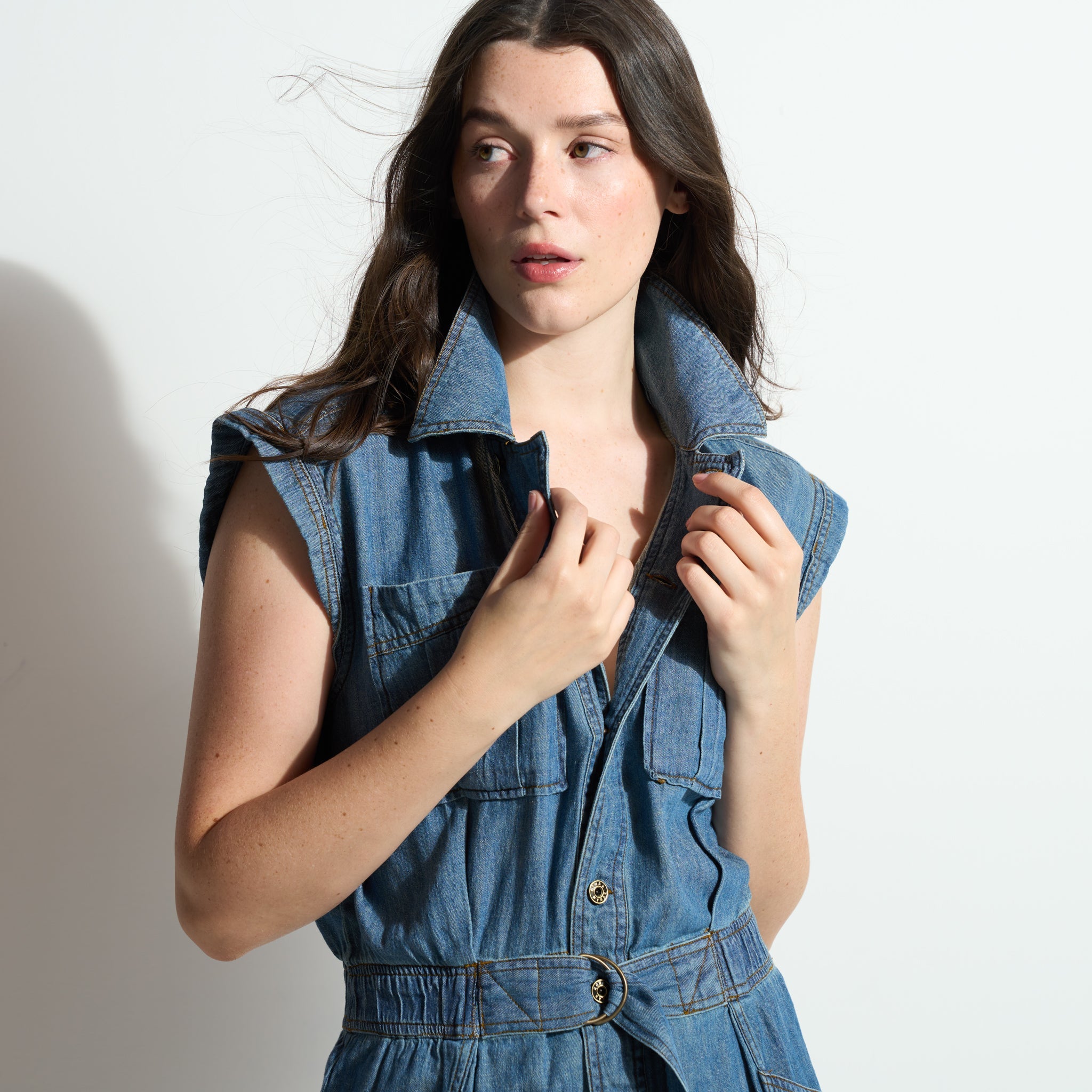 Lincoln Japanese Fluid Denim Jumpsuit