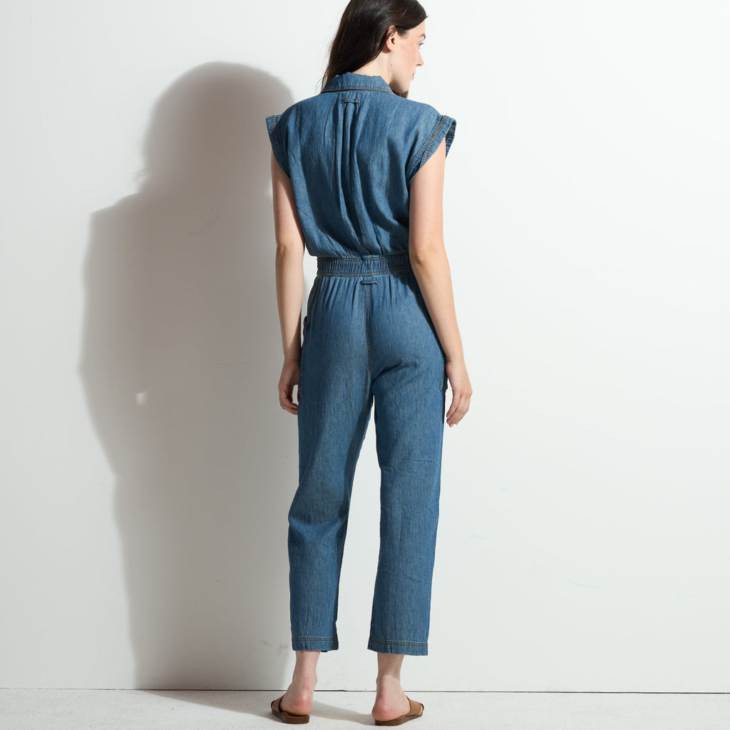 Lincoln Japanese Fluid Denim Jumpsuit