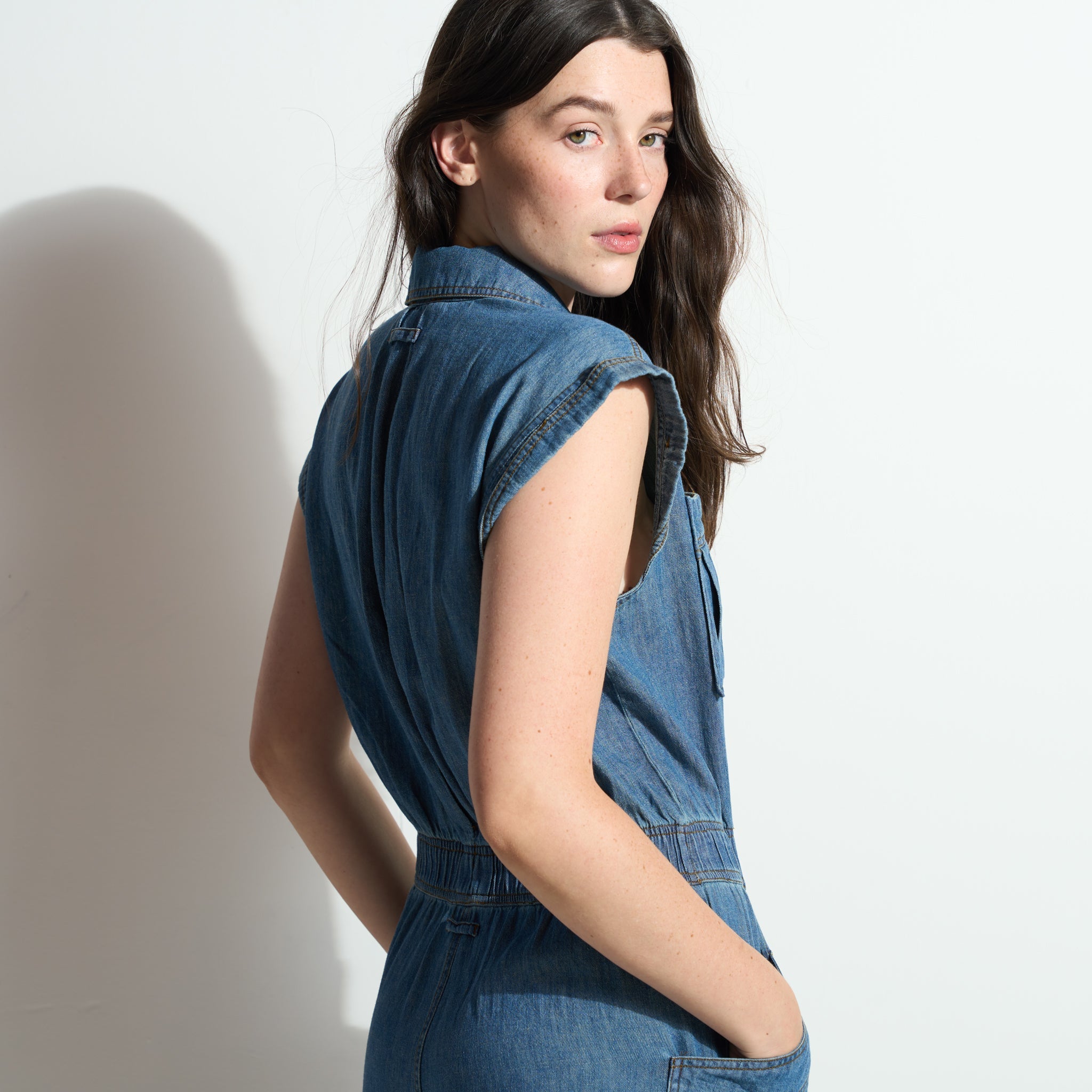 Lincoln Japanese Fluid Denim Jumpsuit