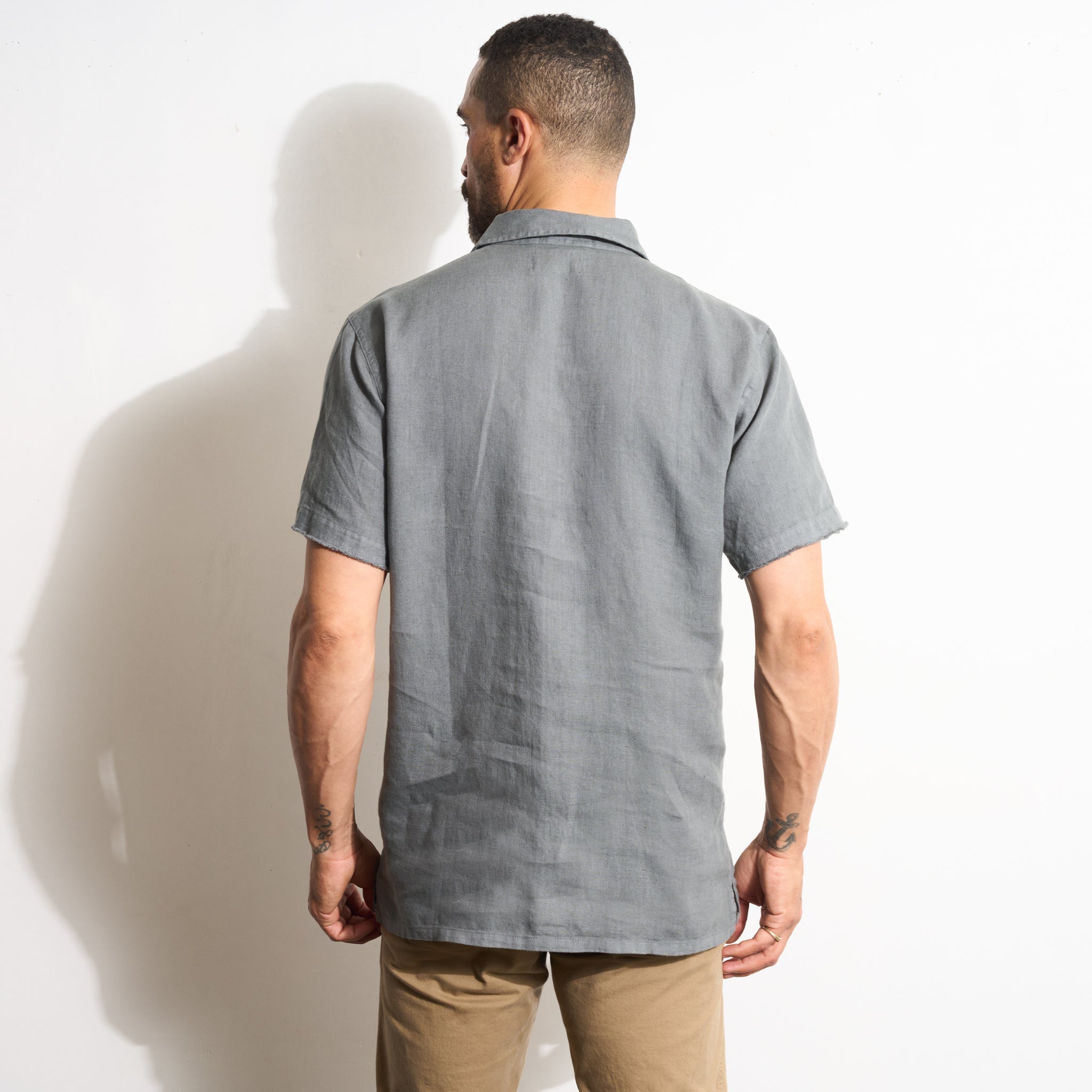 Lyons Short Sleeve Linen Shirt