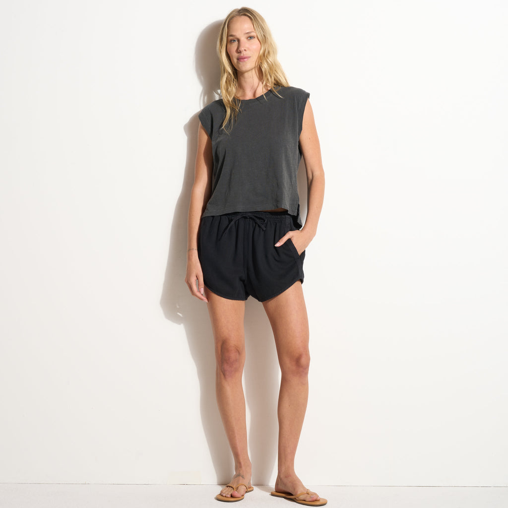 Milo Drape Denim Twill Rec Short