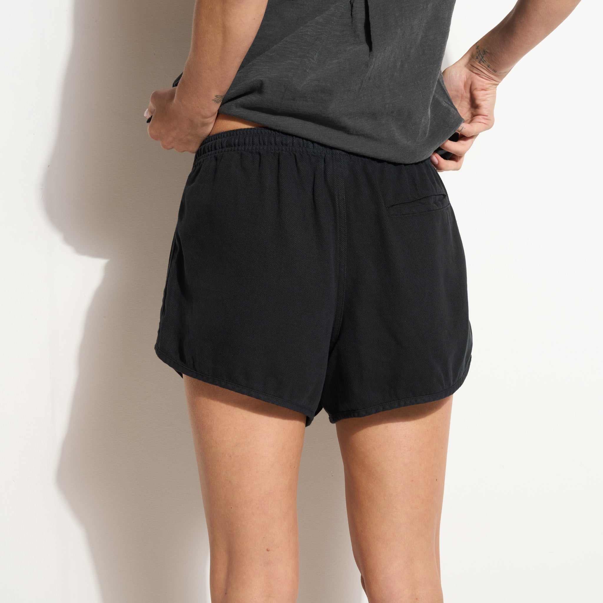 Milo Drape Denim Twill Rec Short