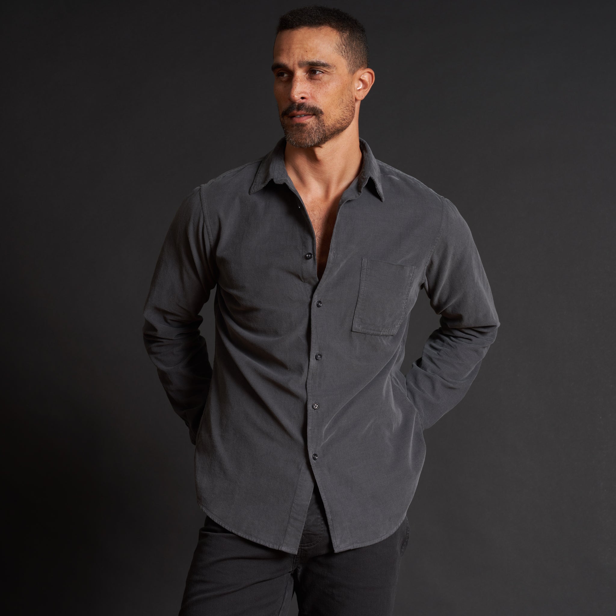 Nobel Fine Wale Cord Shirt