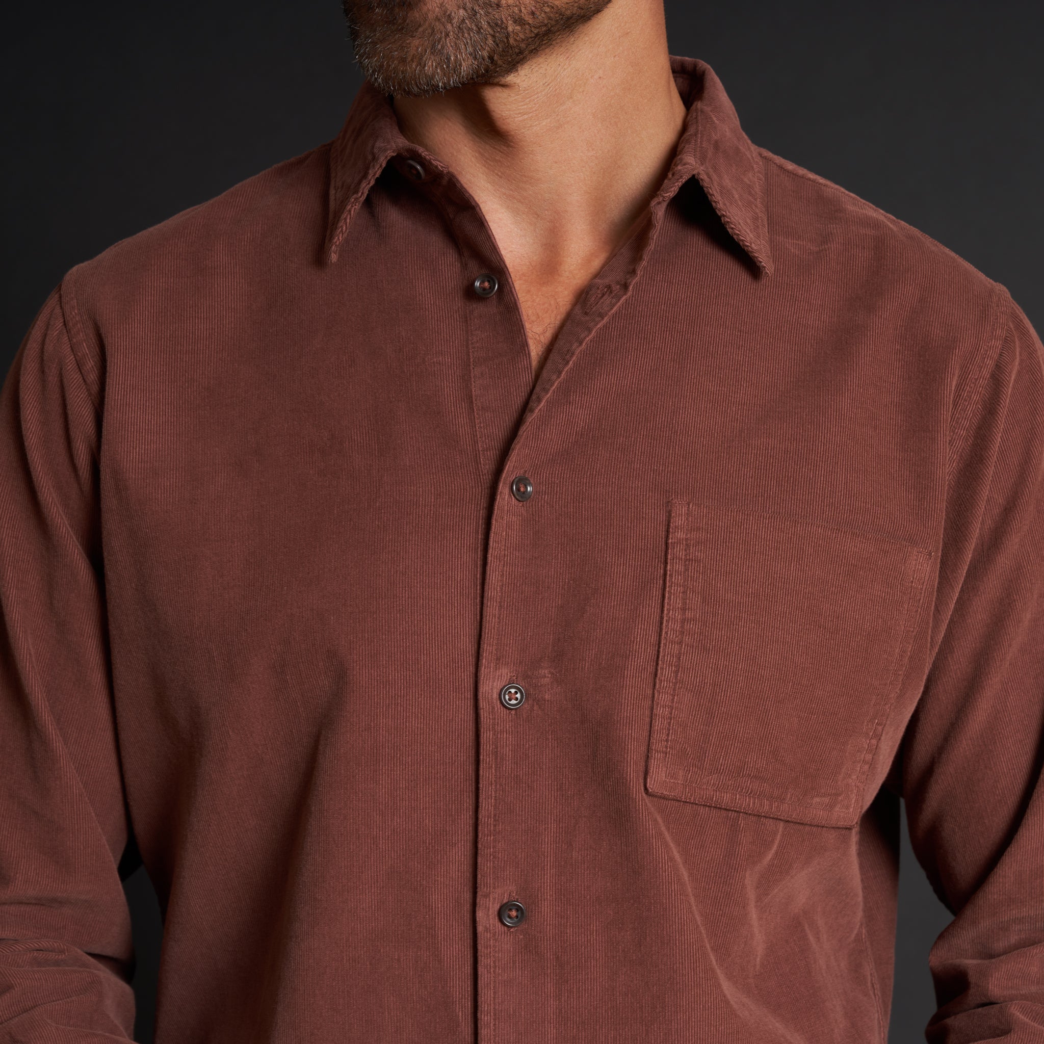 Nobel Fine Wale Cord Shirt