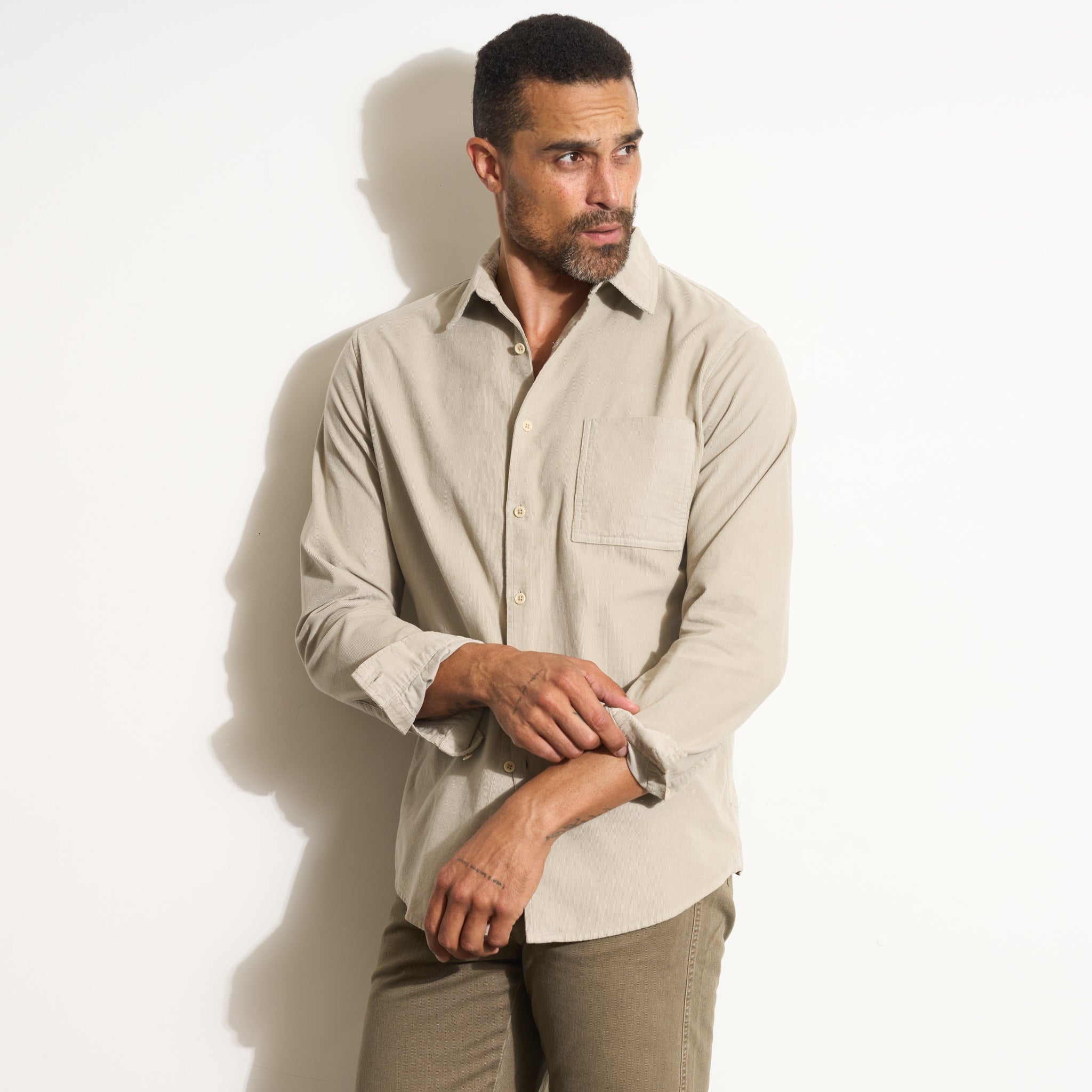 Nobel Fine Wale Cord Shirt