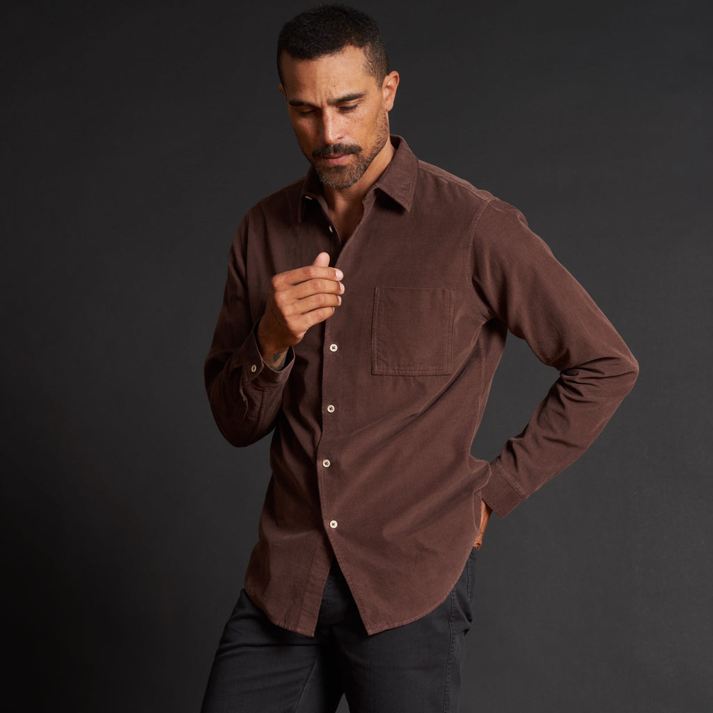 Nobel Fine Wale Cord Shirt