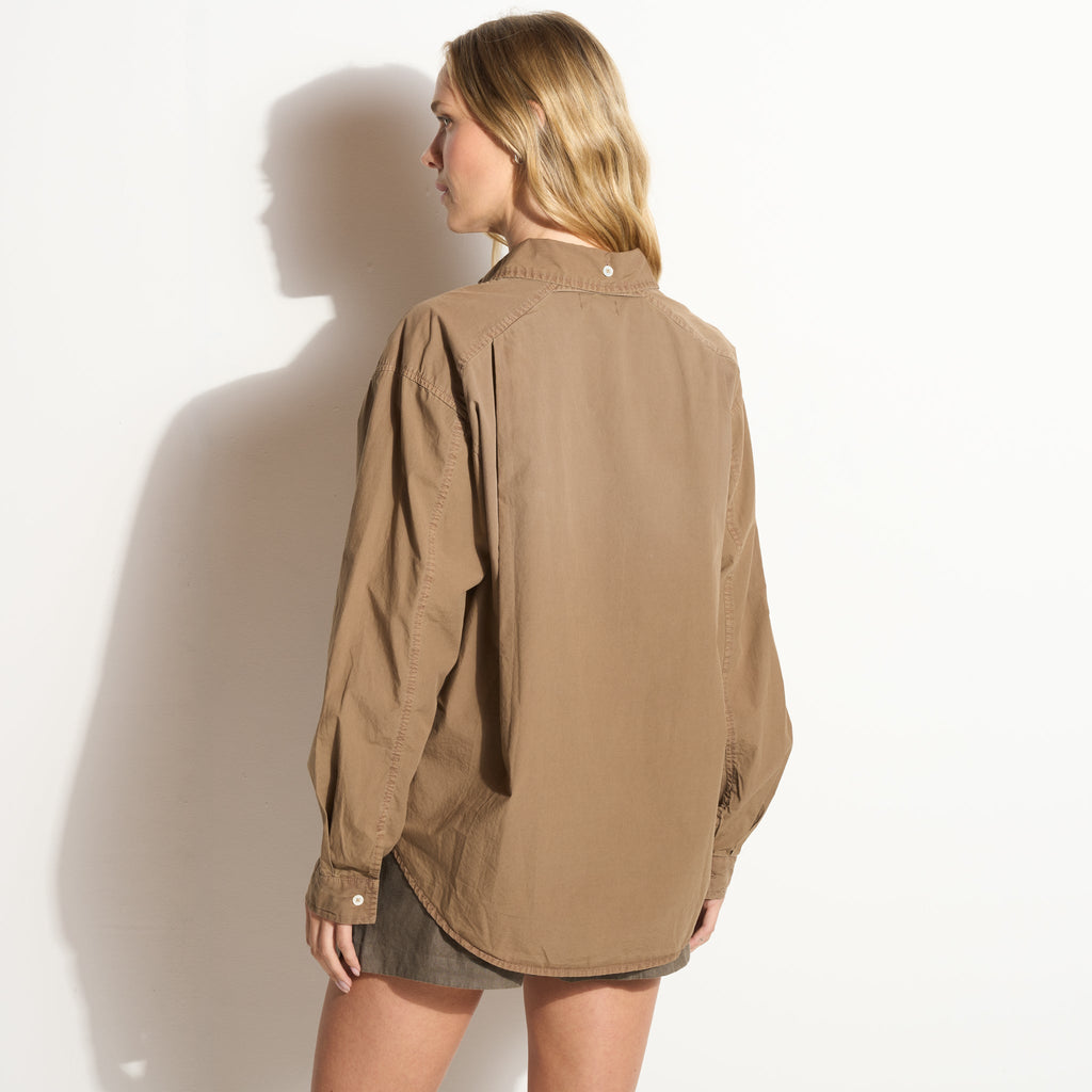 Ophelia Poplin Boyfriend Shirt