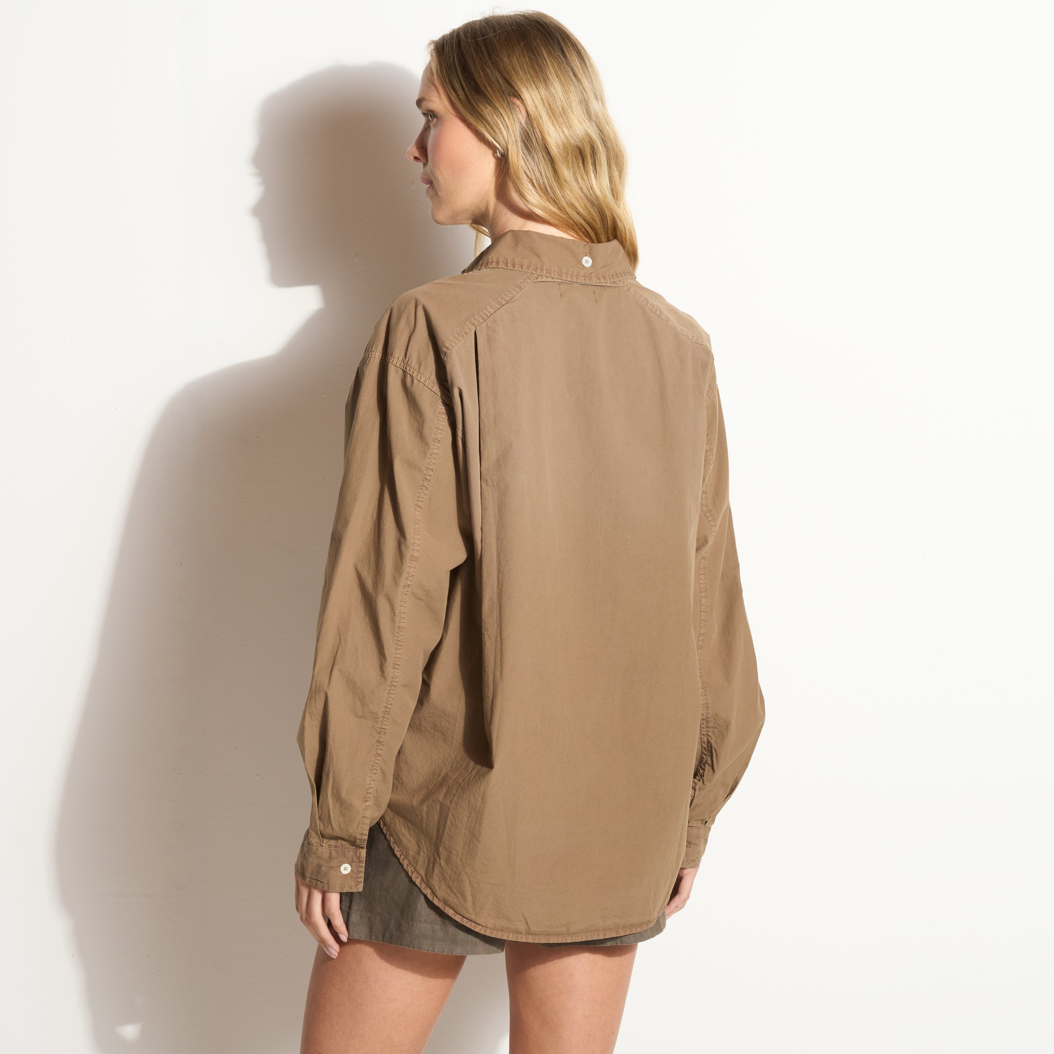 Ophelia Poplin Boyfriend Shirt