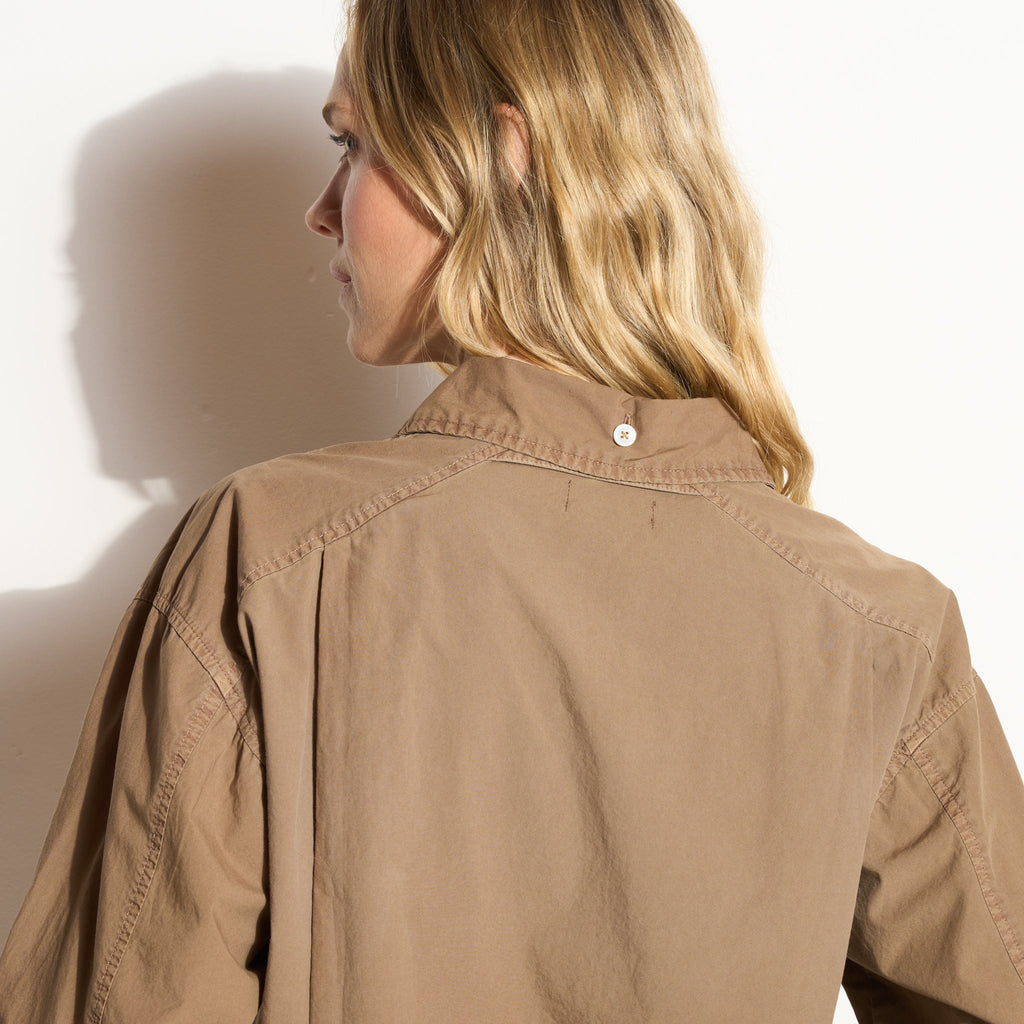 Ophelia Poplin Boyfriend Shirt