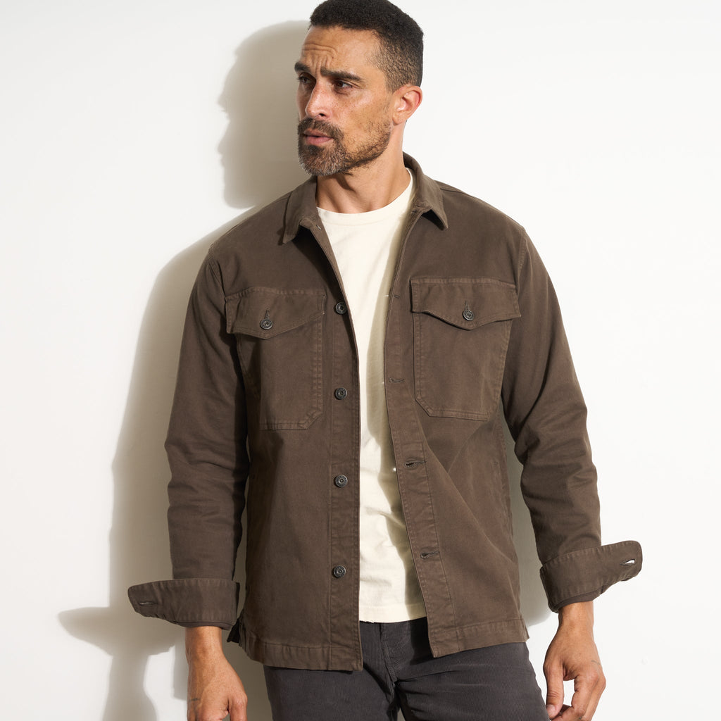 Odessa Mid-Century Twill Field Jacket