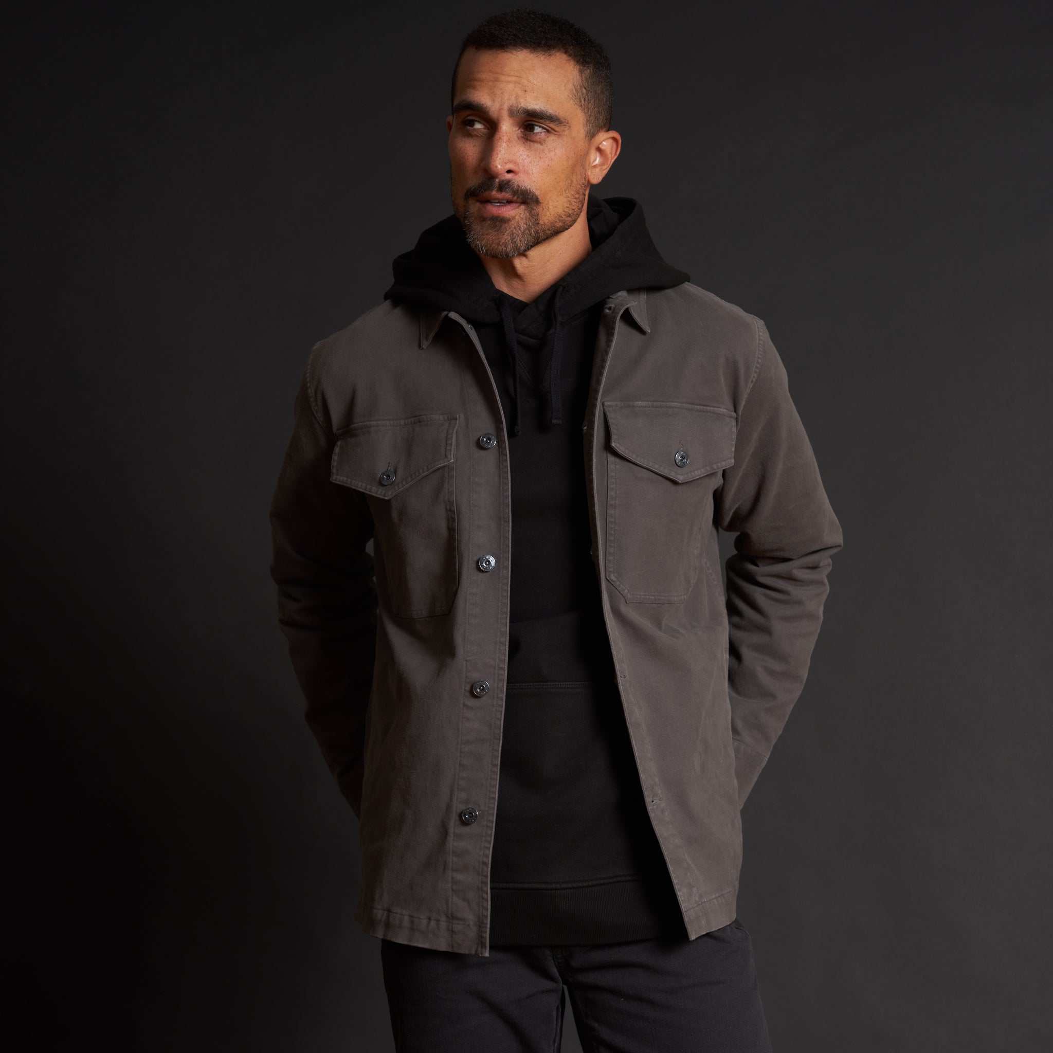 Odessa Mid-Century Twill Field Jacket