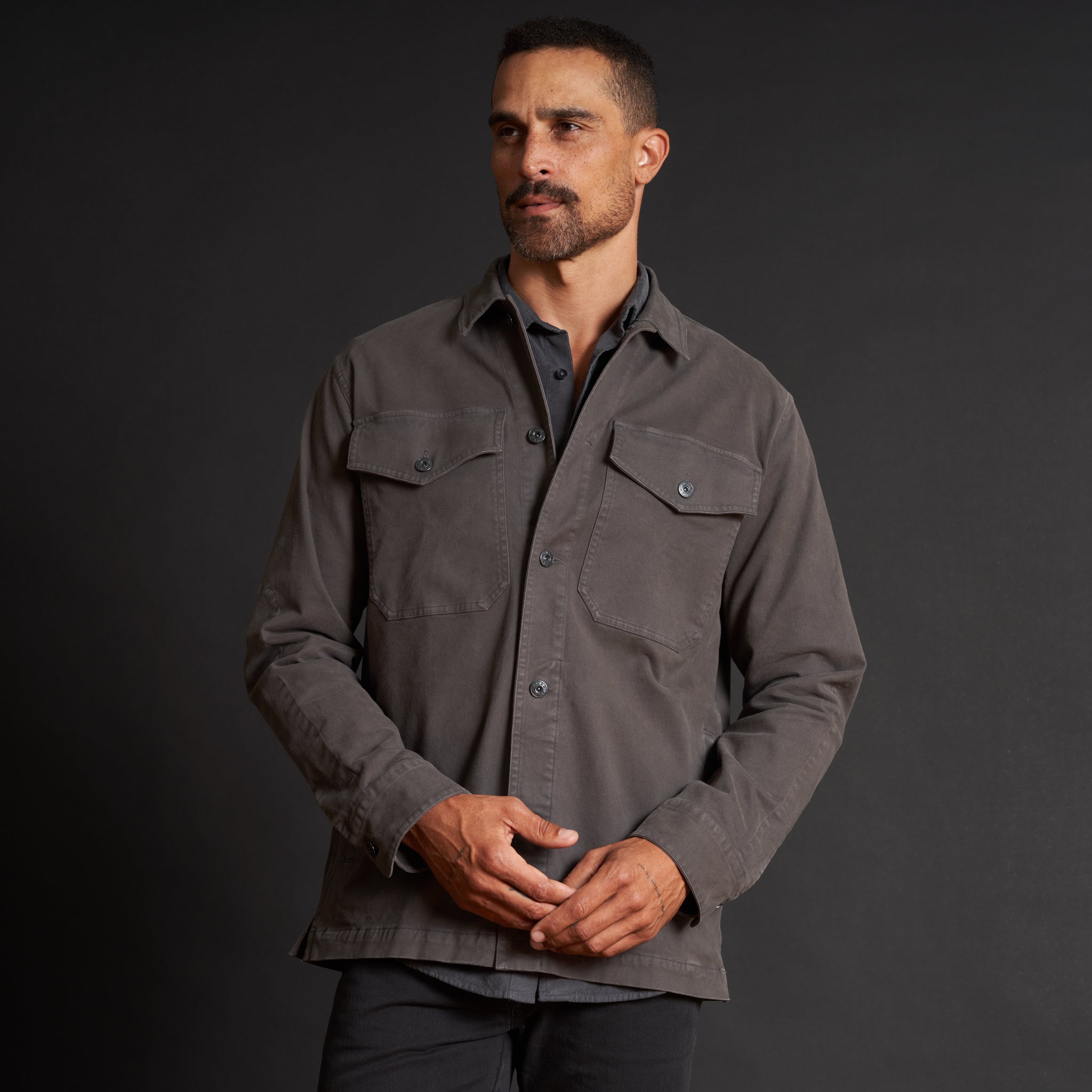 Odessa Mid-Century Twill Field Jacket