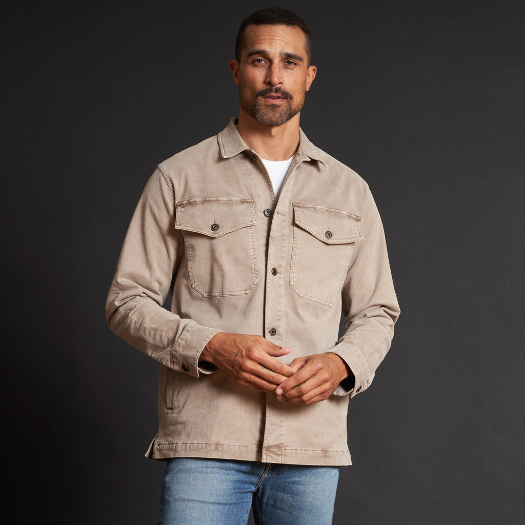 Odessa Mid-Century Twill Field Jacket