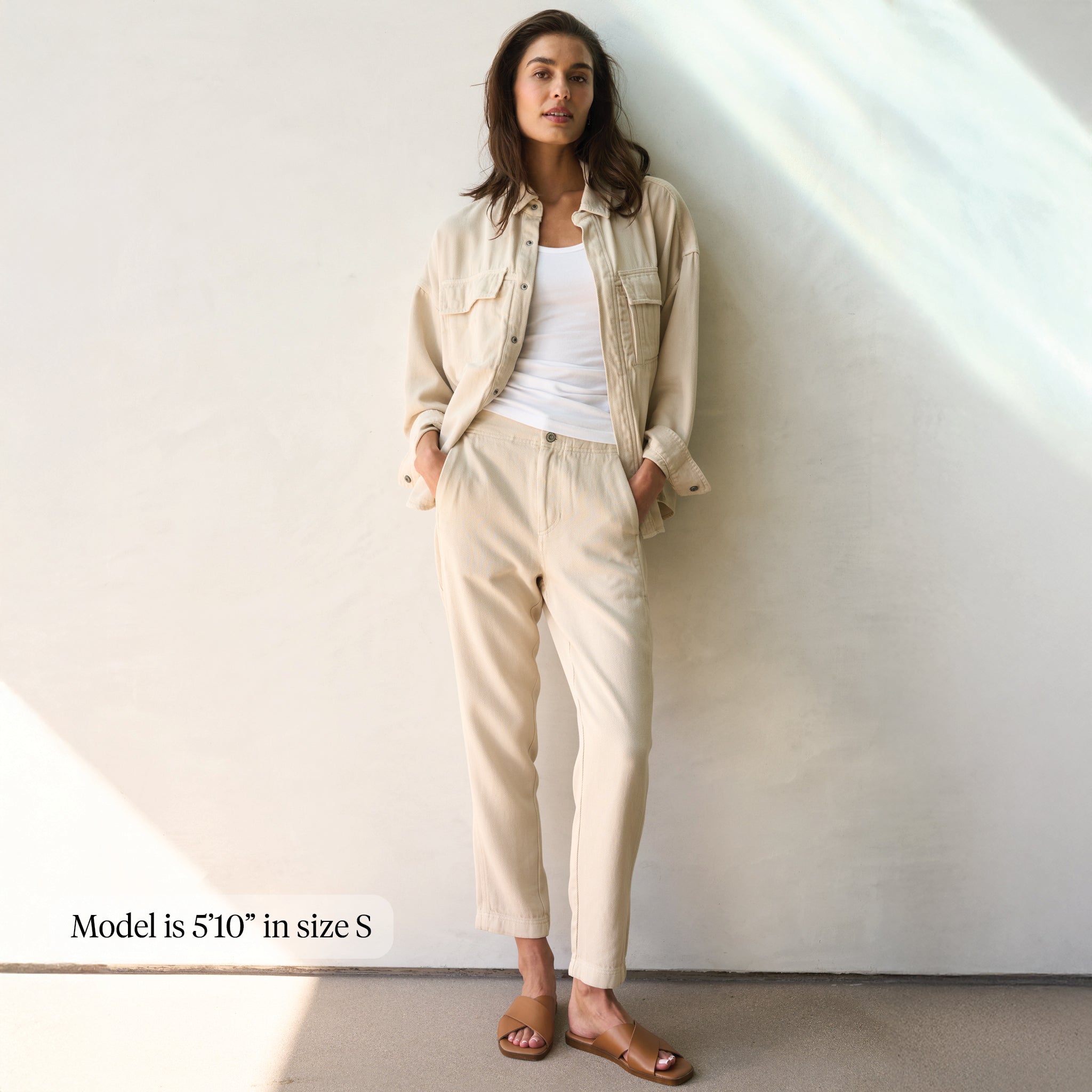 Odette Drape Denim Twill Shirt Jacket