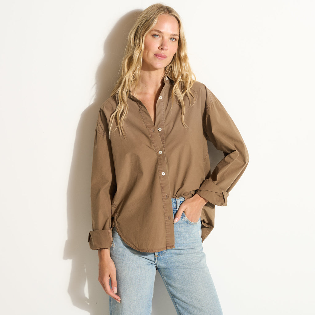 Ophelia Poplin Boyfriend Shirt
