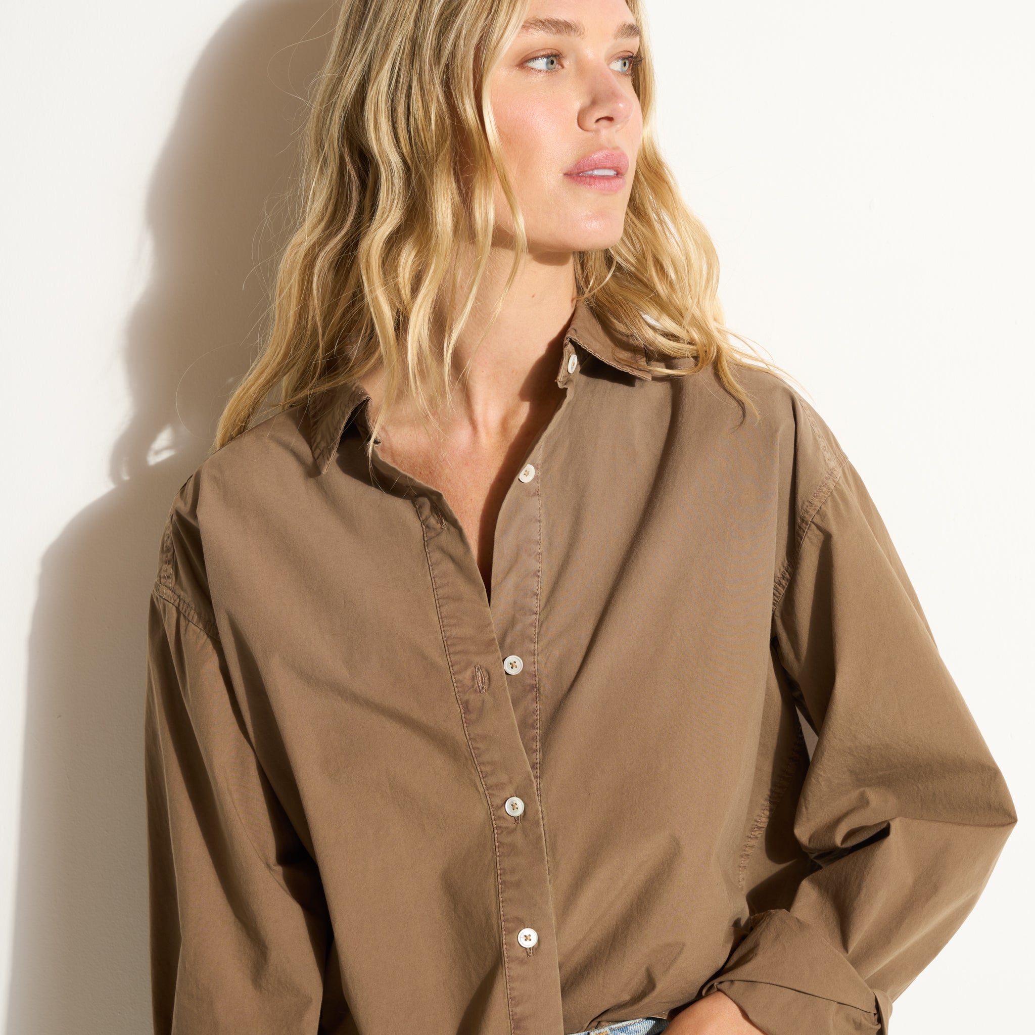 Ophelia Poplin Boyfriend Shirt